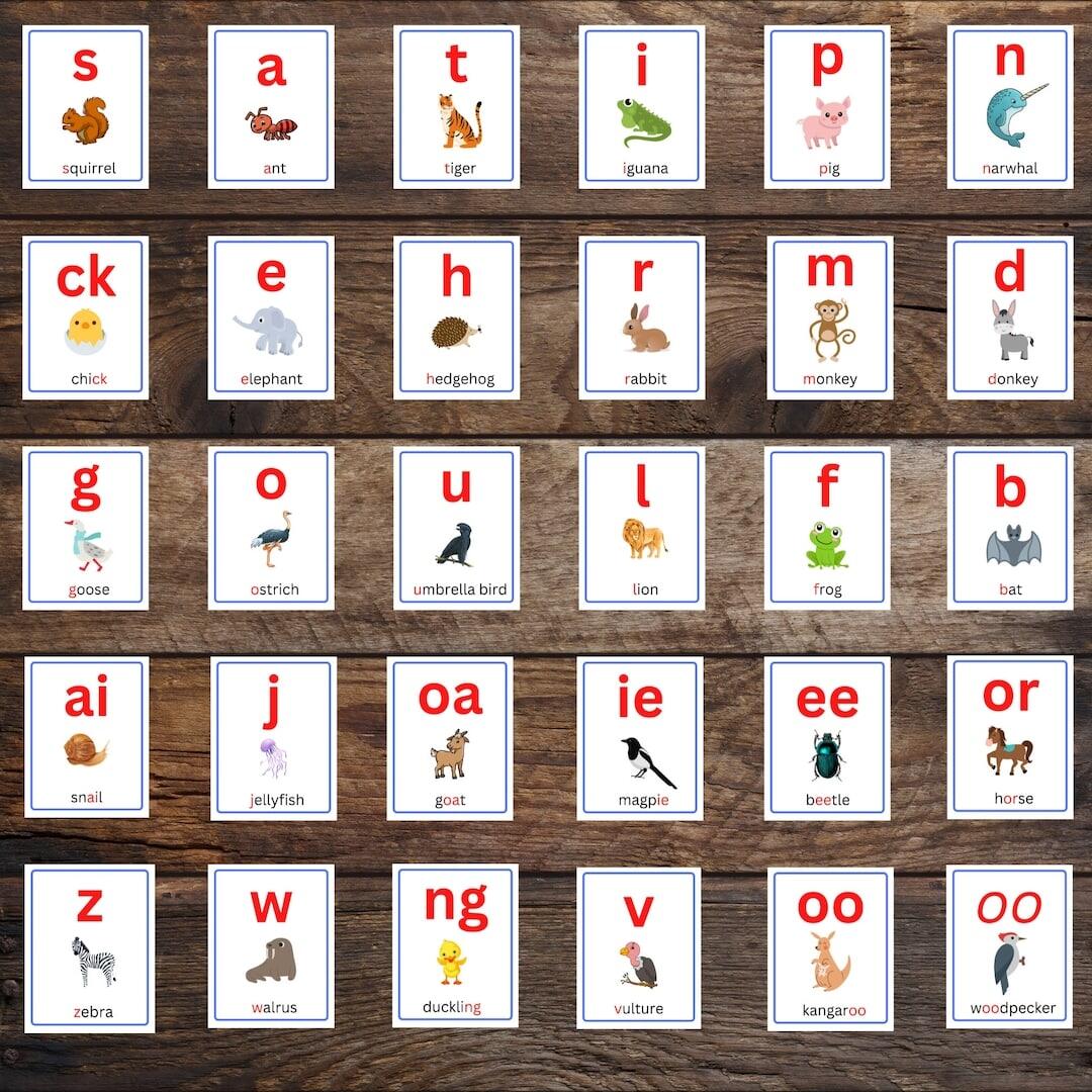 A Full Set Of 42 Animal Phonics Sounds Including Recommended Teaching Order Etsy A Full Set Of 42 Animal Phonics Sounds Including Recommended Teaching Order Etsy