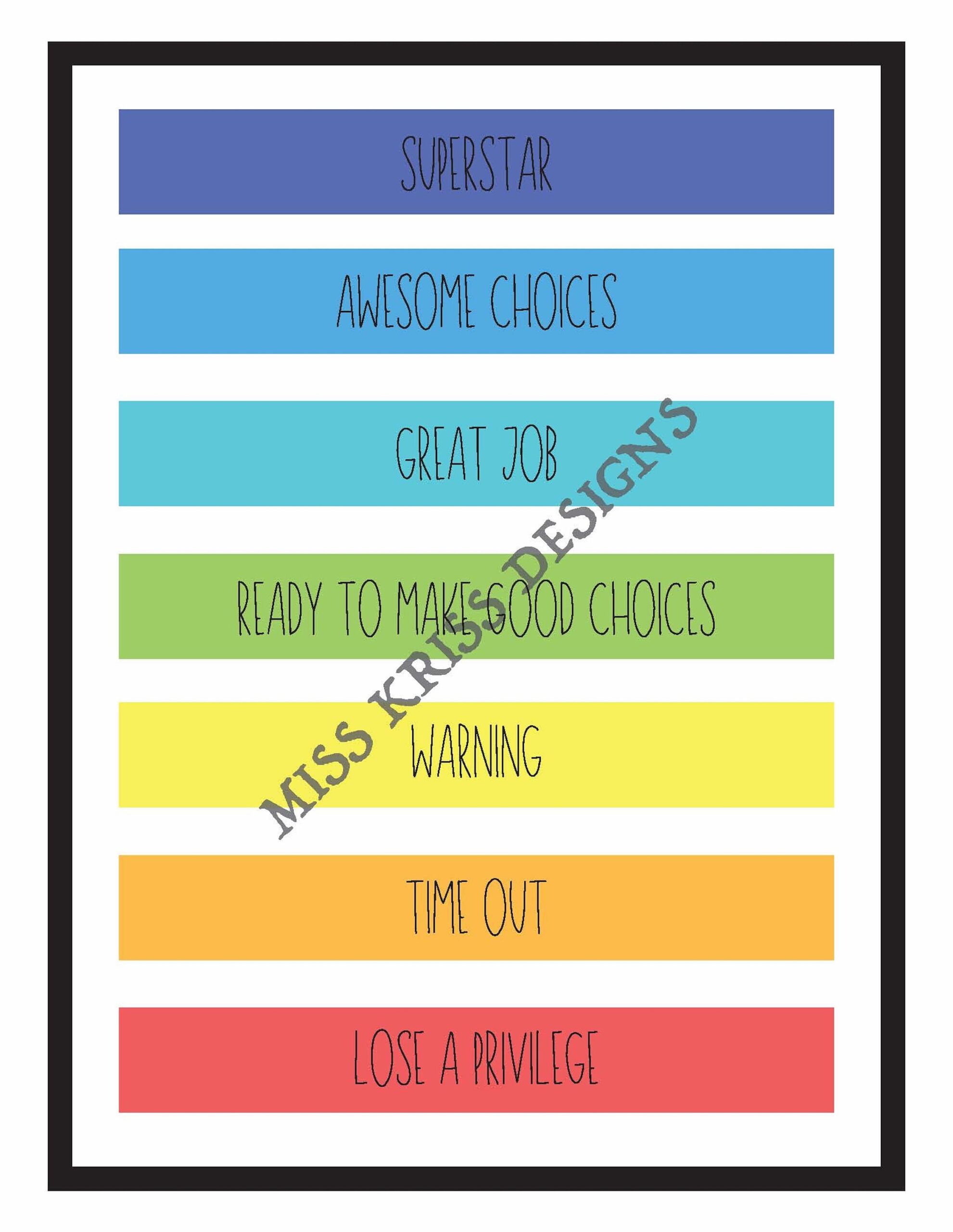 Free Printable Customizable Reward Chart Poster Templates Canva