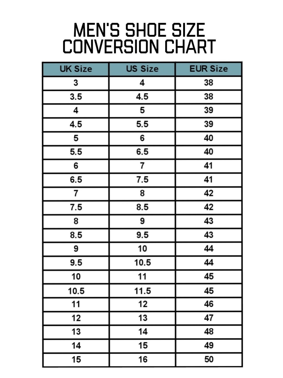 Chart Printable Mens Width Sizes Printable Men 039 S Shoe Widths Us Shoe Conversion Men 039 S
