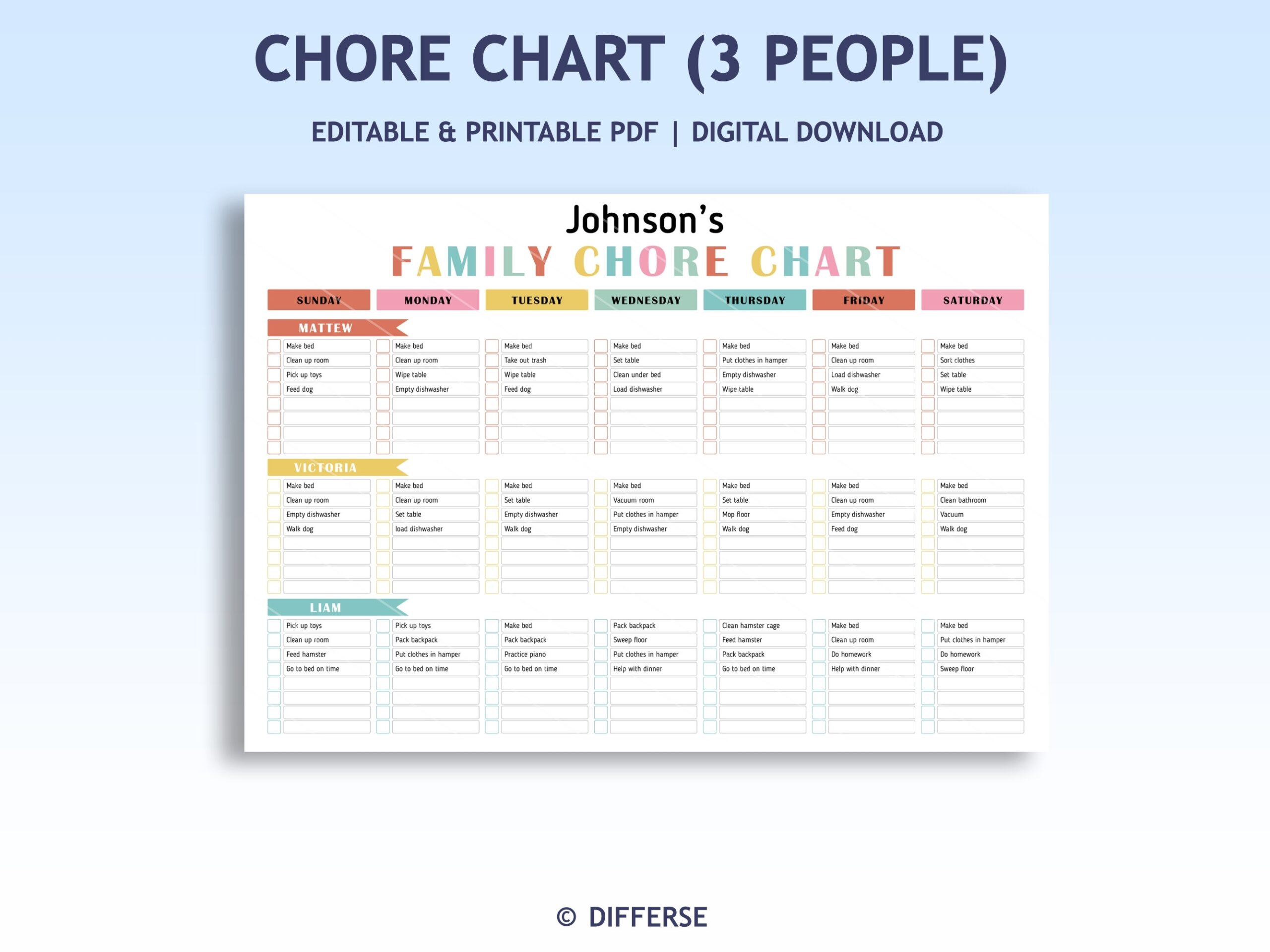 Chore Chart For 3 Kids Family Chore Chart Kids Chore Chart Family Chores Responsibility Chart Routine Chart Chore Chart Family Etsy Chore Chart For 3 Kids Family Chore Chart Kids Chore Chart Family Chores Responsibility Chart Routine Chart Chore Chart Family Etsy