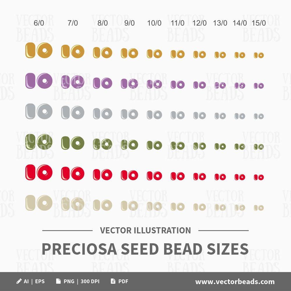 9 Bead Size Chart Ideas In 2025 Bead Size Chart Beads Jewelry Making