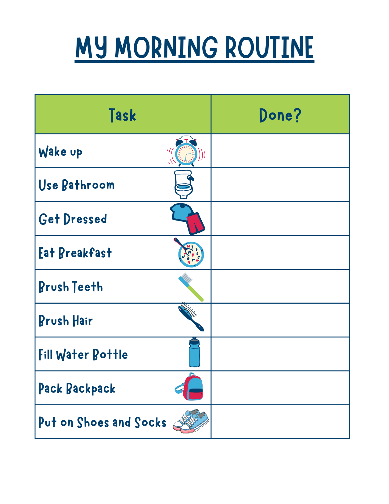 Creating A Stress Free Morning Routine For Autistic Children
