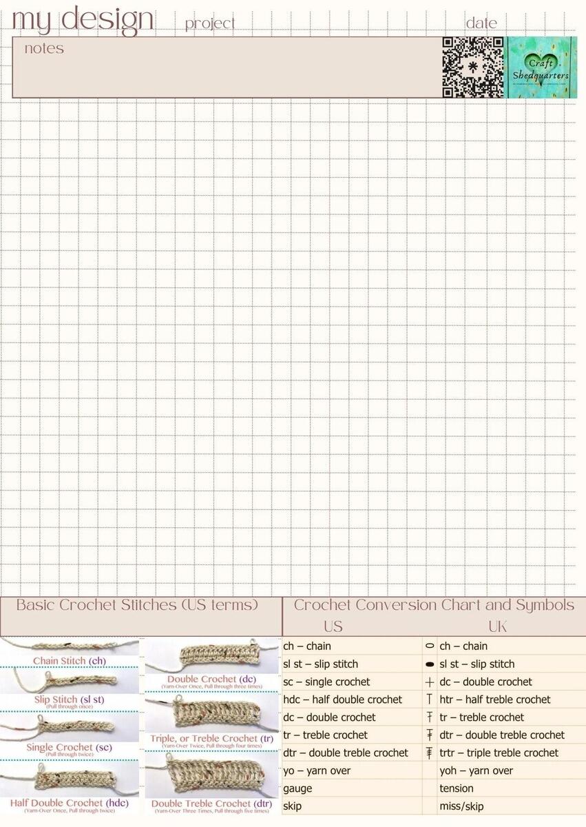 Crochet And Knitting Numbered Graph Paper Crochet Graph Paper For Patterns Two Colored Graph Paper Craft Supplies Cross Stitch Etsy