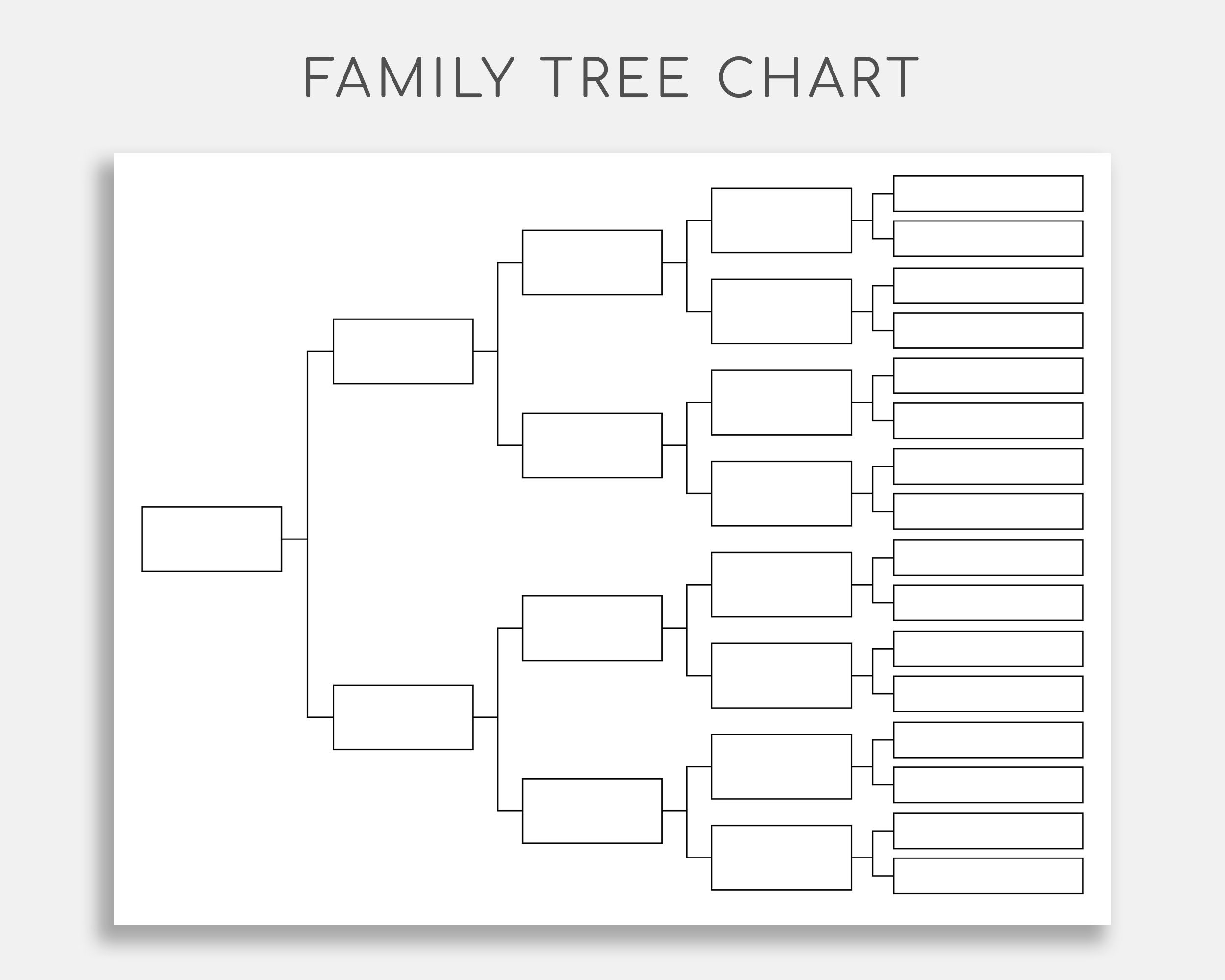 41 Free Family Tree Templates Word Excel PDF PowerPoint