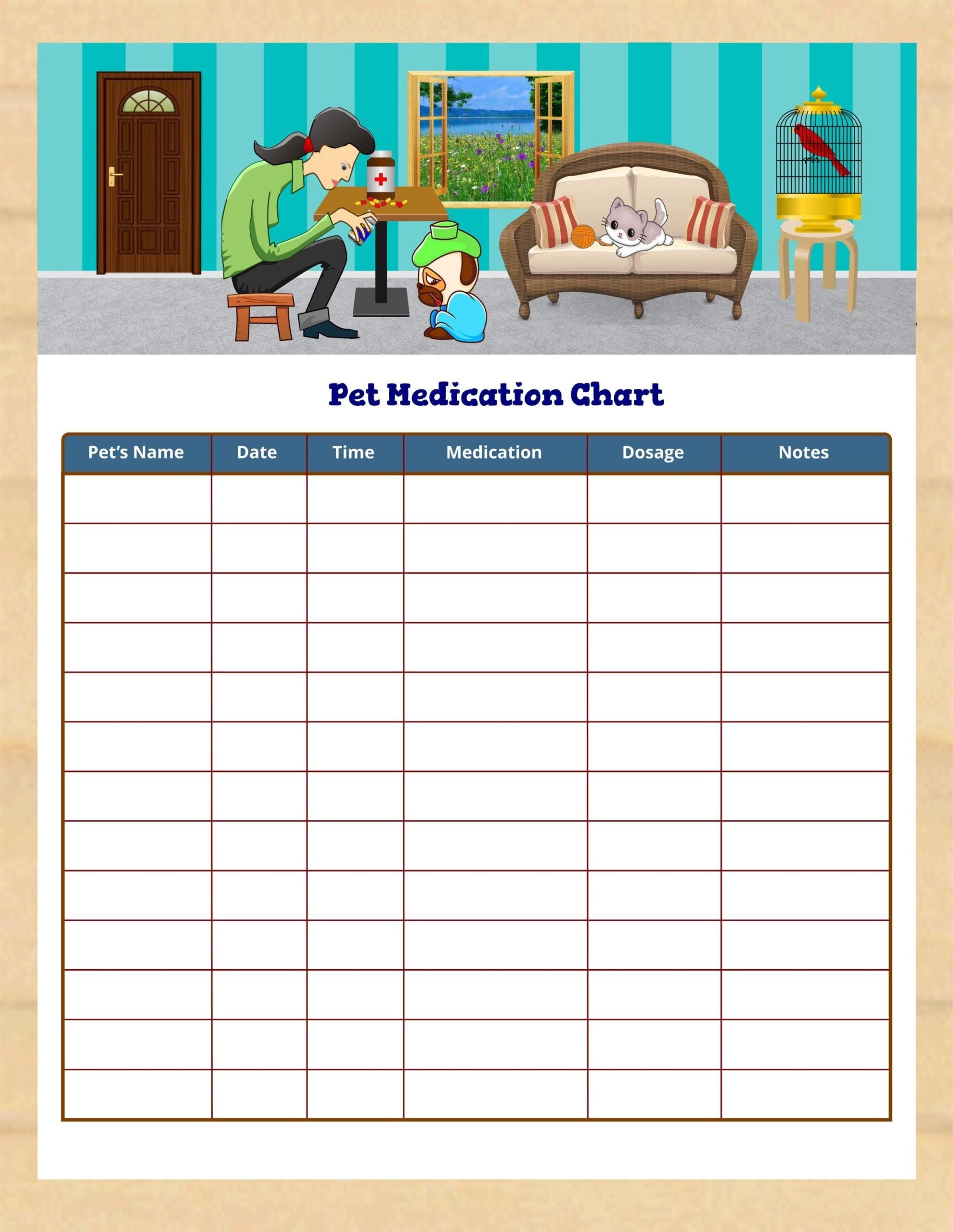 Fillable Pet Medication Chart Printable Cat Dog Medication Schedule Instant Download PDF Etsy Finland Fillable Pet Medication Chart Printable Cat Dog Medication Schedule Instant Download PDF Etsy Finland