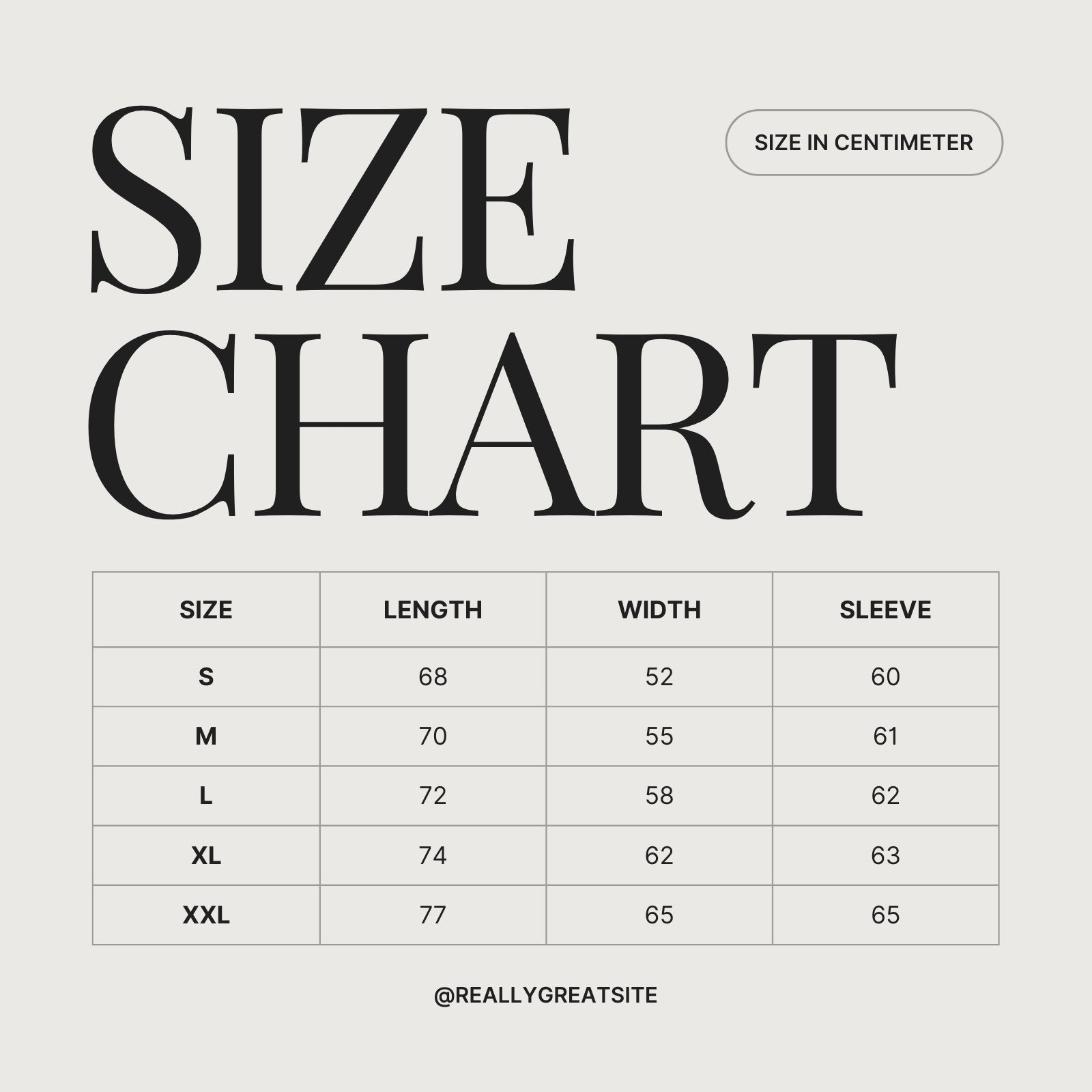 Free And Customizable Size Chart Templates Free And Customizable Size Chart Templates