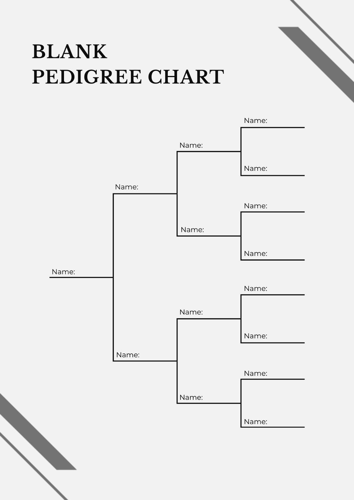 Free Blank Pedigree Chart Template To Edit Online Free Blank Pedigree Chart Template To Edit Online