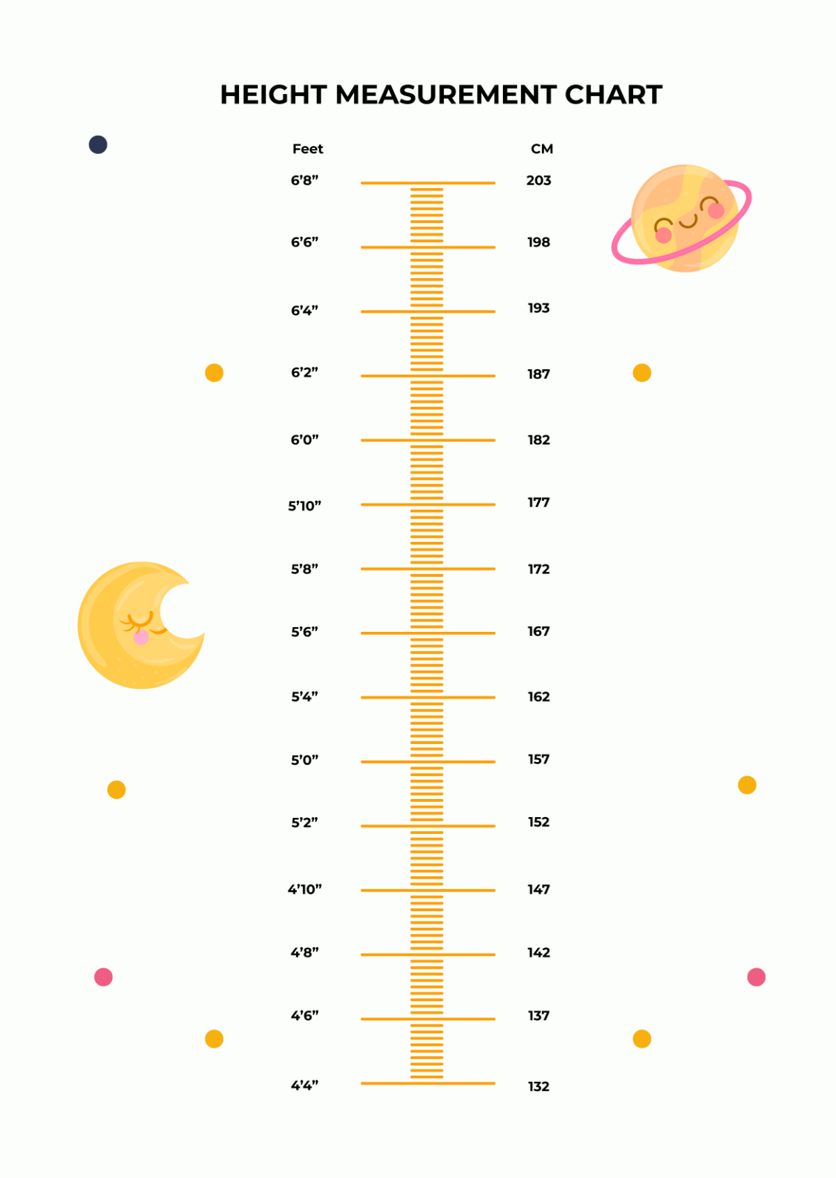 Free Height Chart Templates Editable And Printable Growth Chart SVG Kids Wall Ruler Cut File Digital Download Etsy Israel