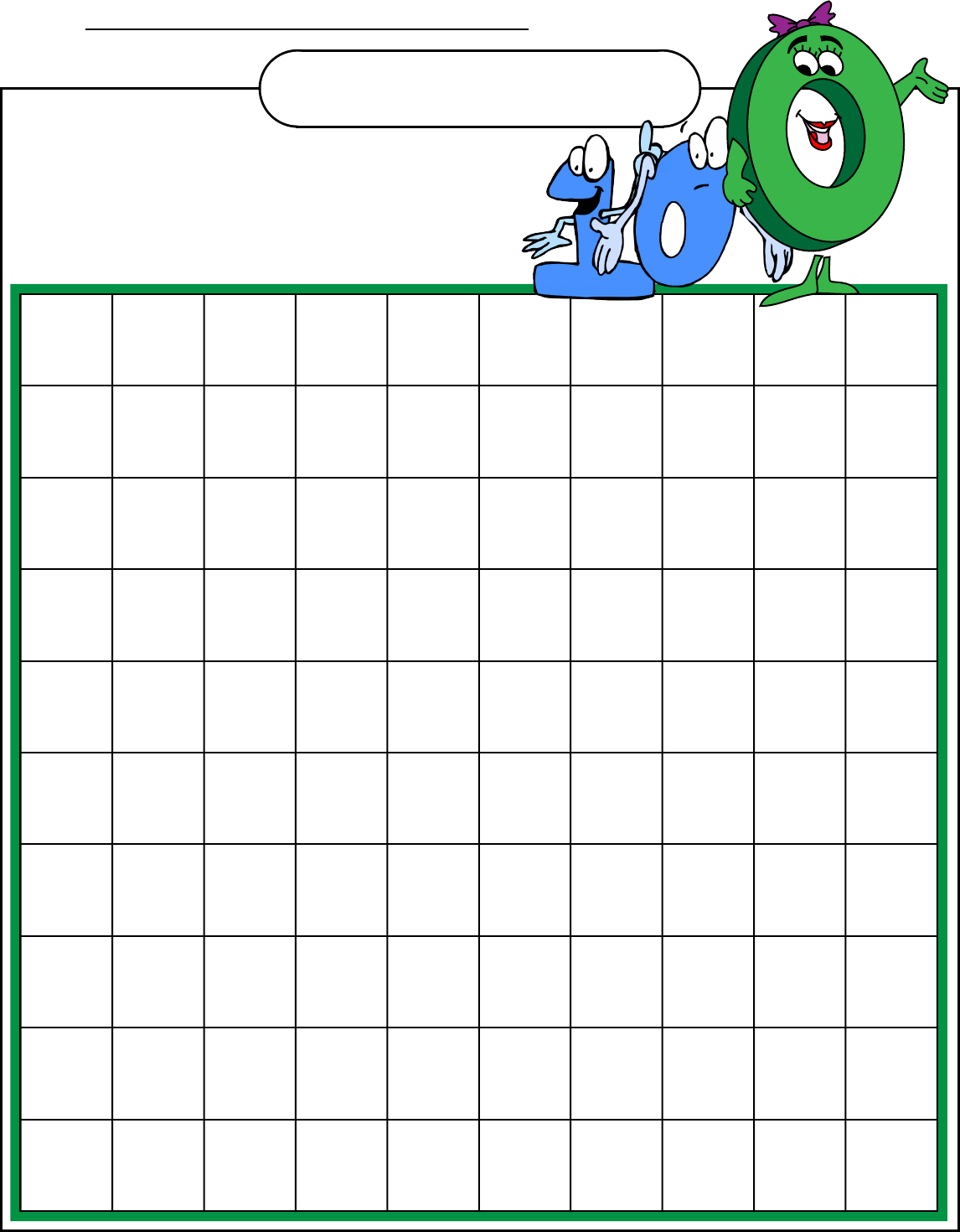 Free Hundreds Chart Blank PDF 162KB 1 Page S Free Hundreds Chart Blank PDF 162KB 1 Page S