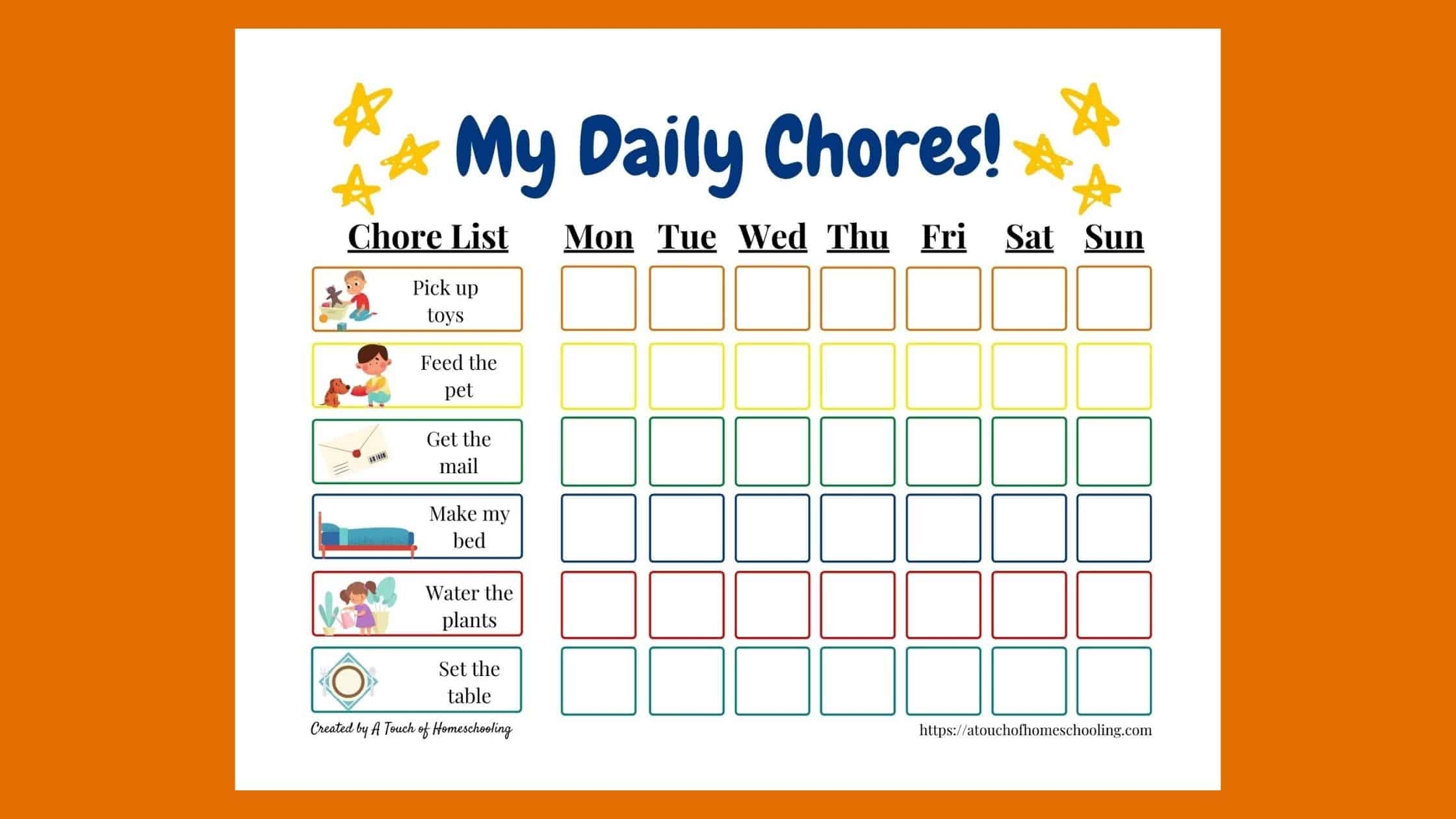 Printable Chores Free Editable Printable Chore Chart For Kids Multiple Kids To Do