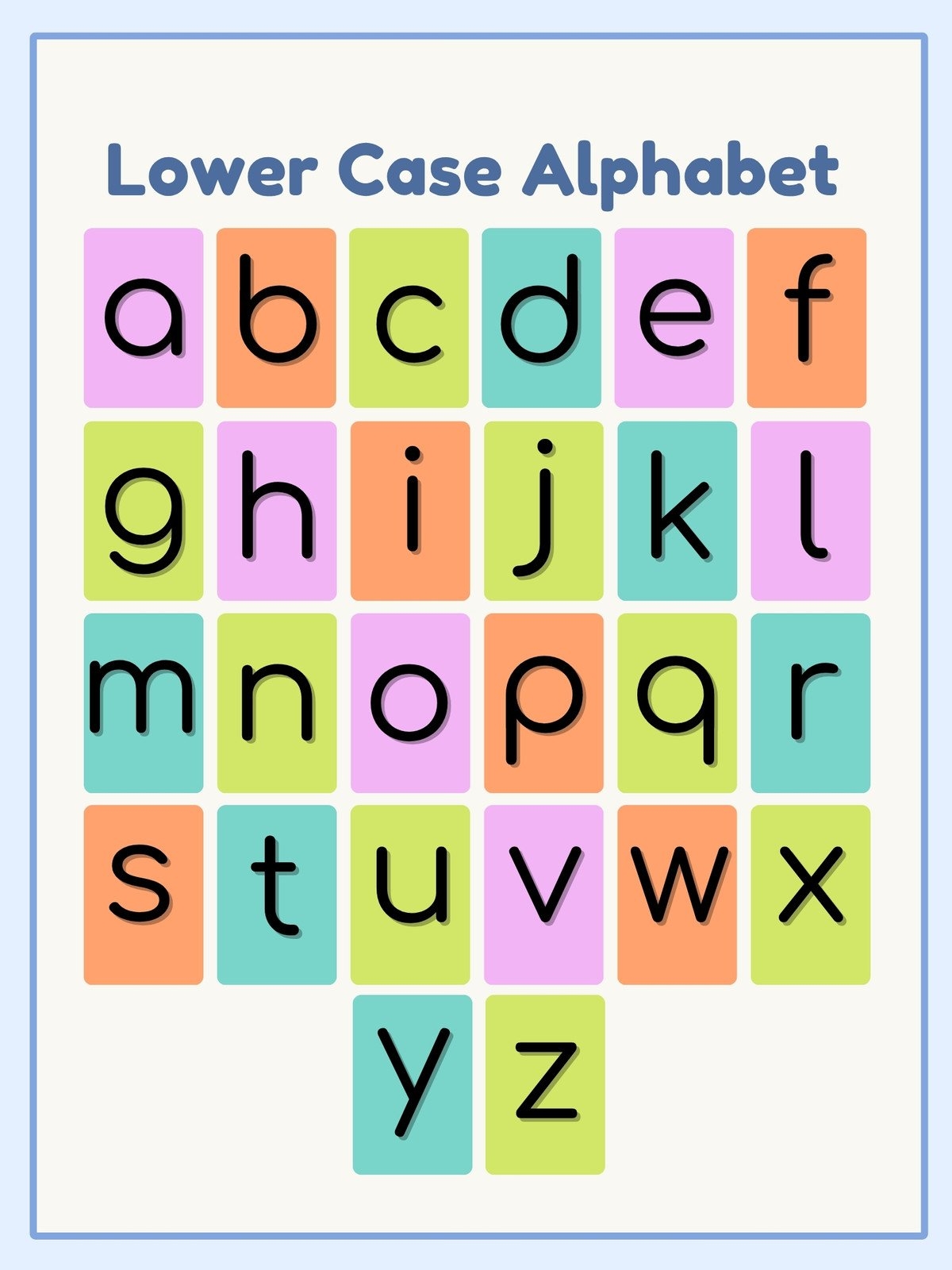 Free Printable Editable Alphabet Poster Templates Canva Free Printable Editable Alphabet Poster Templates Canva