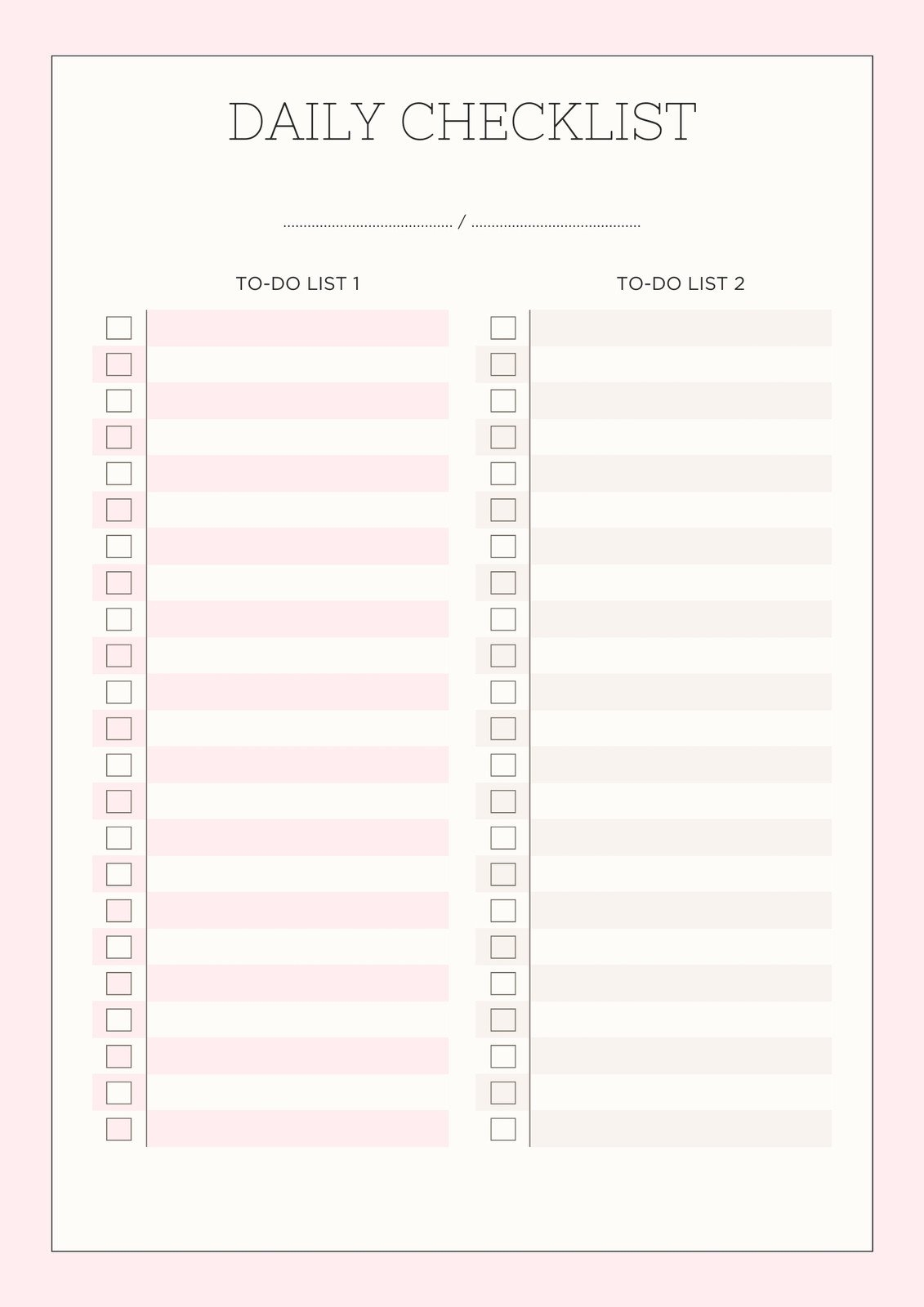 Free Printable Kid S Daily Routine Chart Template The Incremental Mama