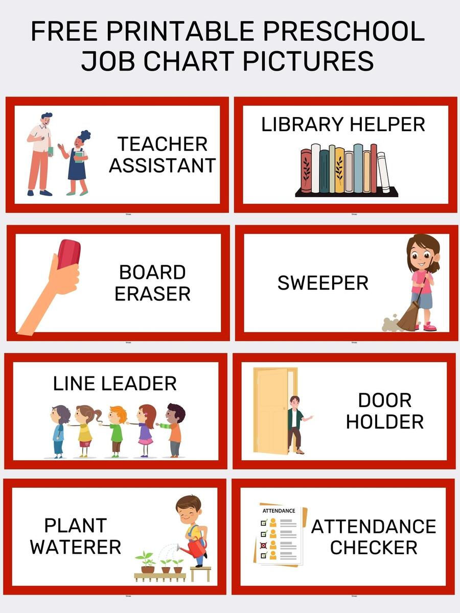 CLASSROOM JOB IDEAS Your Therapy Source