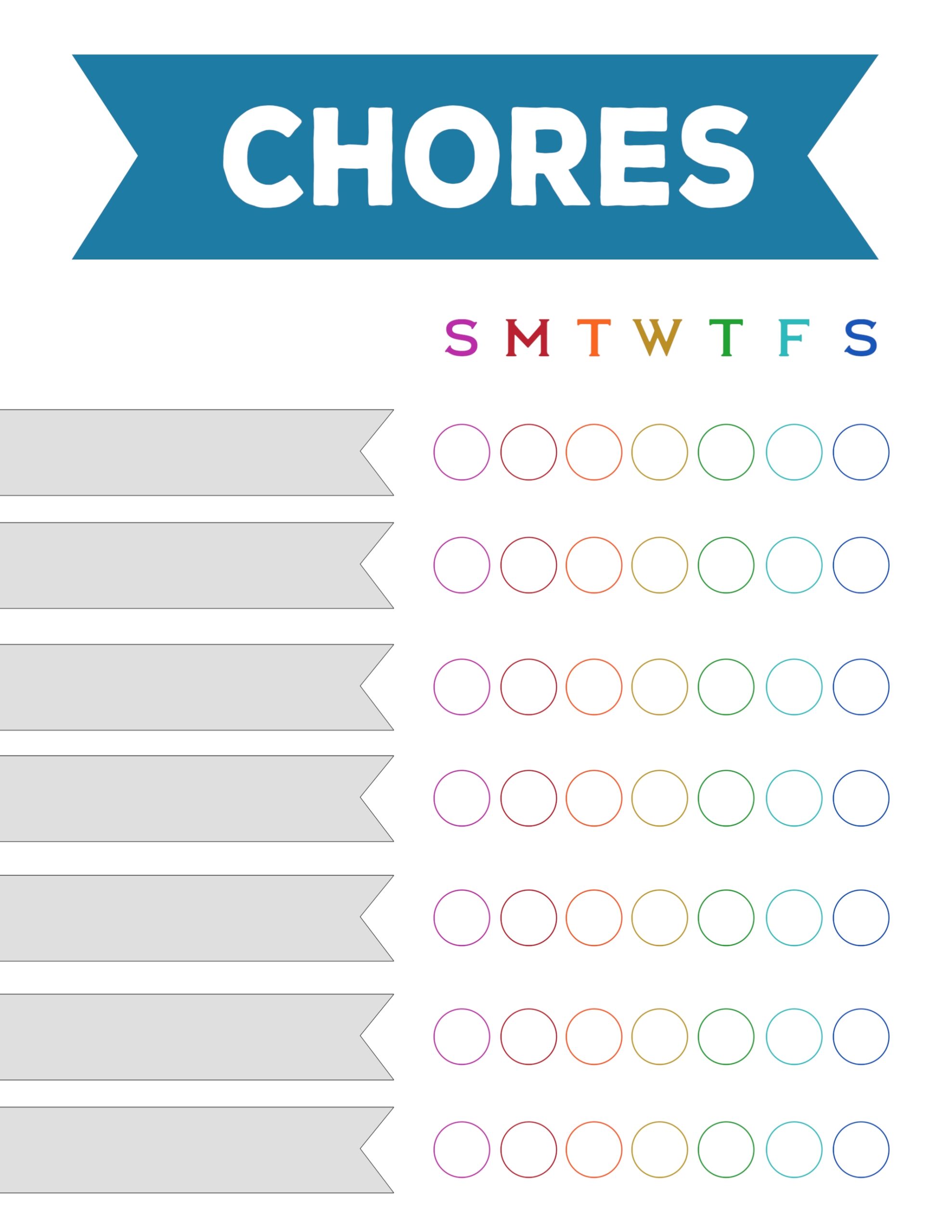 Simple Chore Chart IMOM