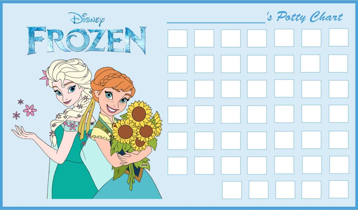 Frozen Potty Charts 10 Free PDF Printables Printablee Frozen Potty Charts 10 Free PDF Printables Printablee