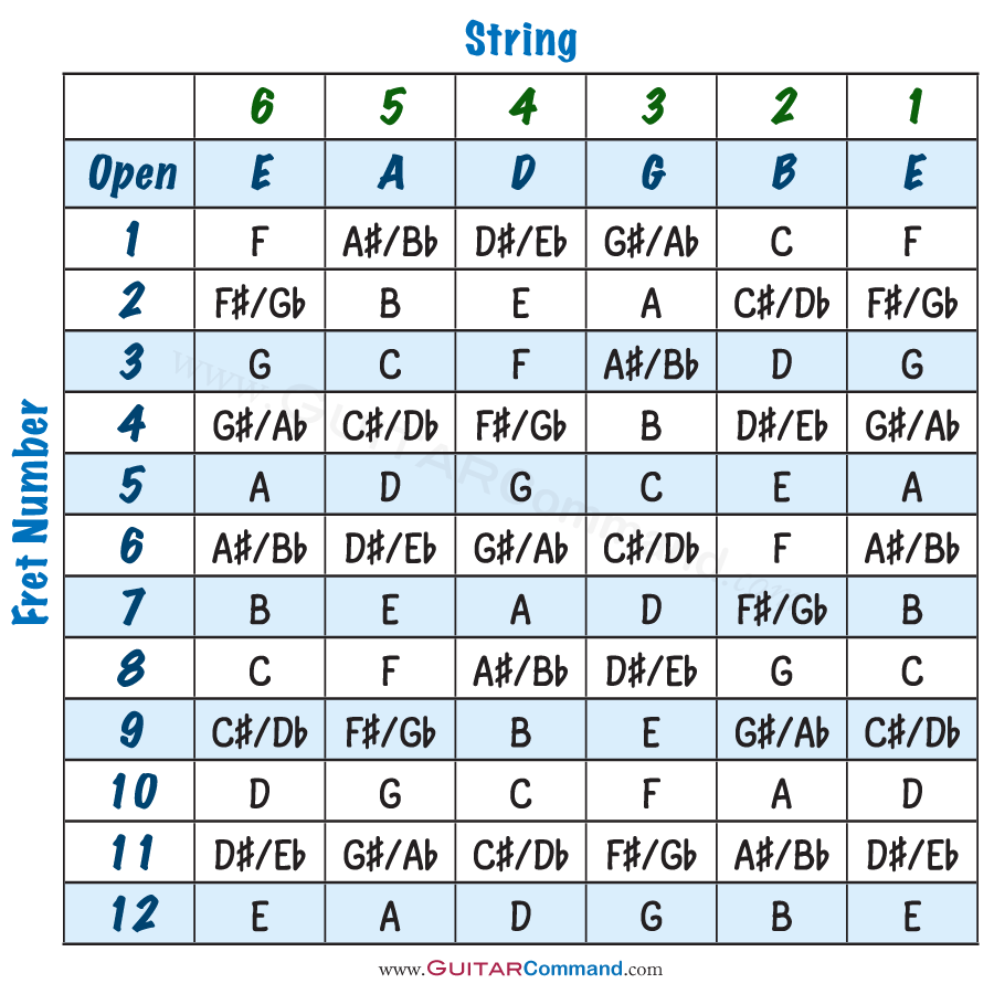 Guitar Strings Notes Chart Tab Info Tune Up Master The Fretboard Guitar Strings Notes Chart Tab Info Tune Up Master The Fretboard