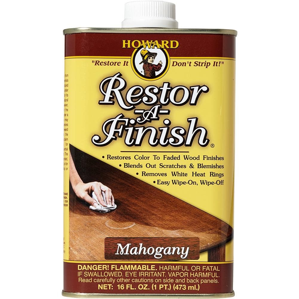 Howard Restor A Finish 16 Oz Mahogany RF5016 The Home Depot