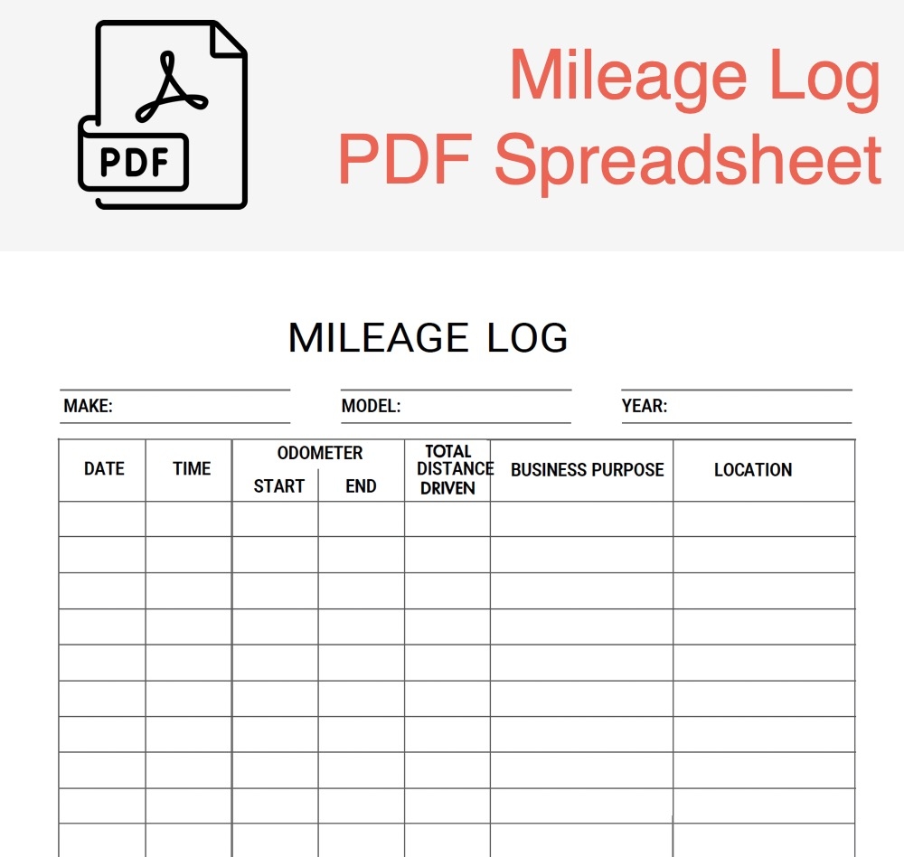 Free Mileage Log Templates Smartsheet