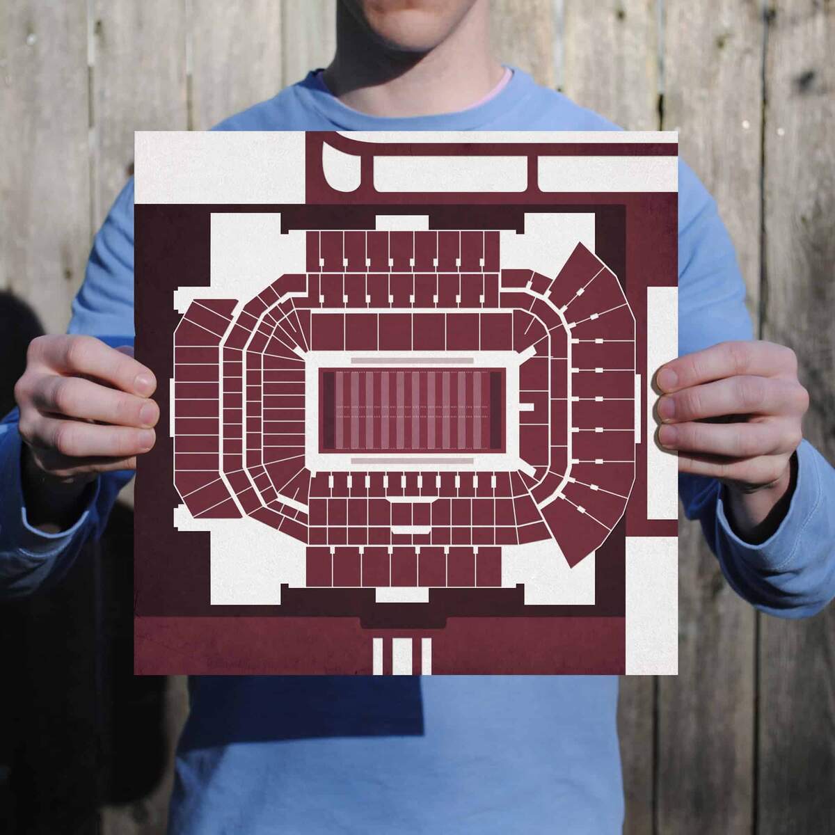 Kyle Field Map Art By City Prints The Map Shop