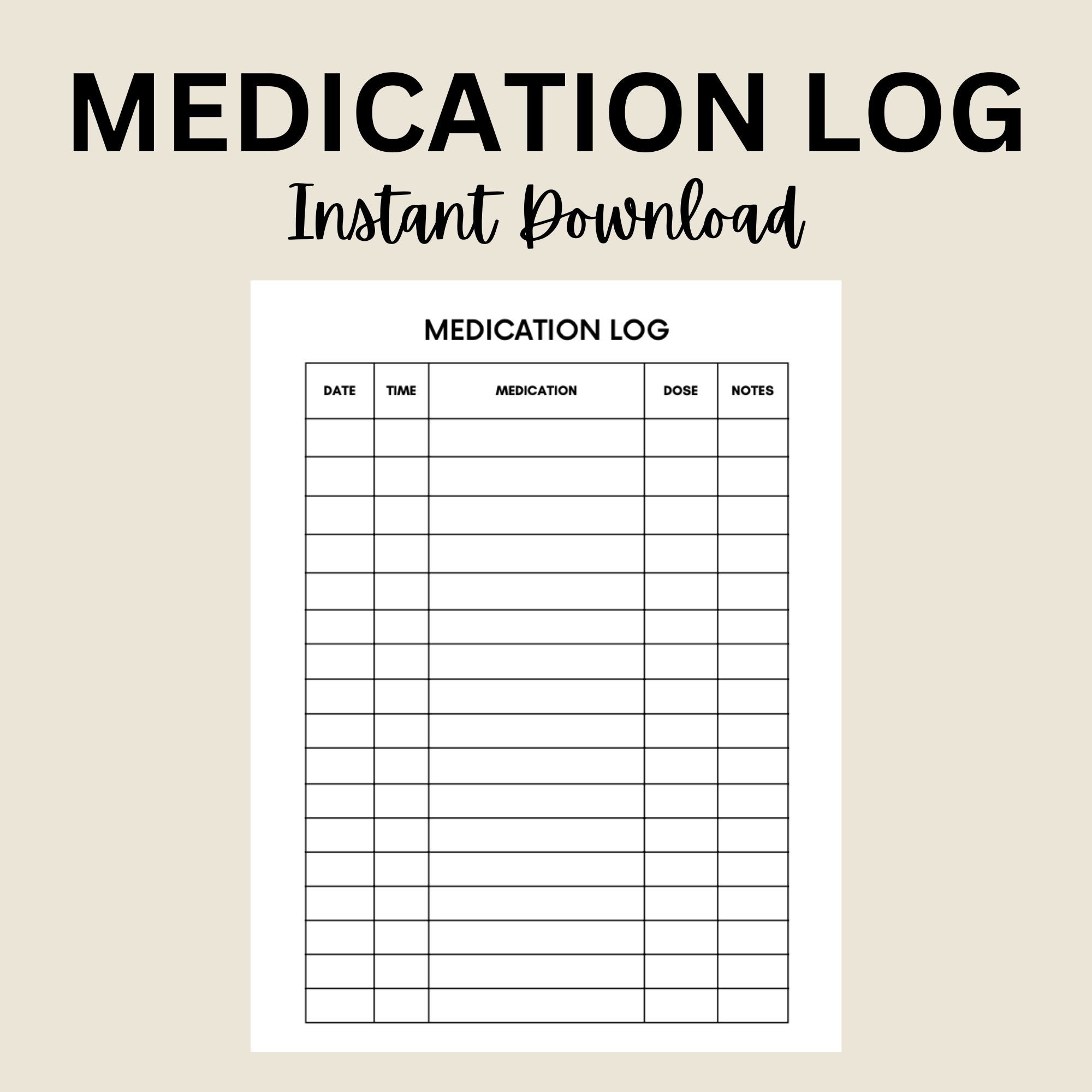 40 Great Medication Schedule Templates Medication Calendars