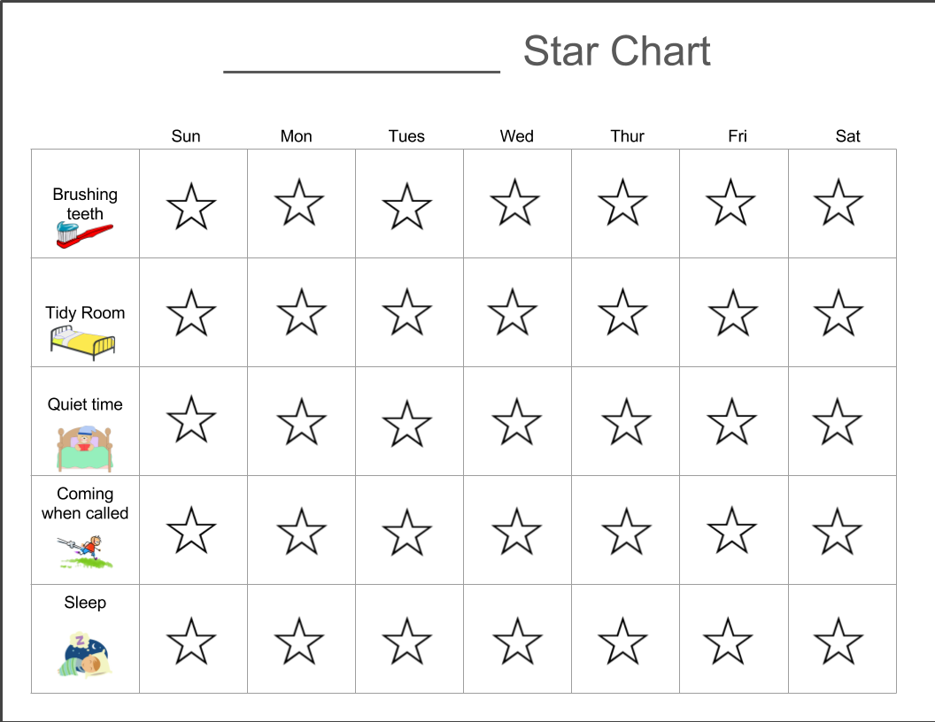 12 Free Preschool Behavior Chart Templates