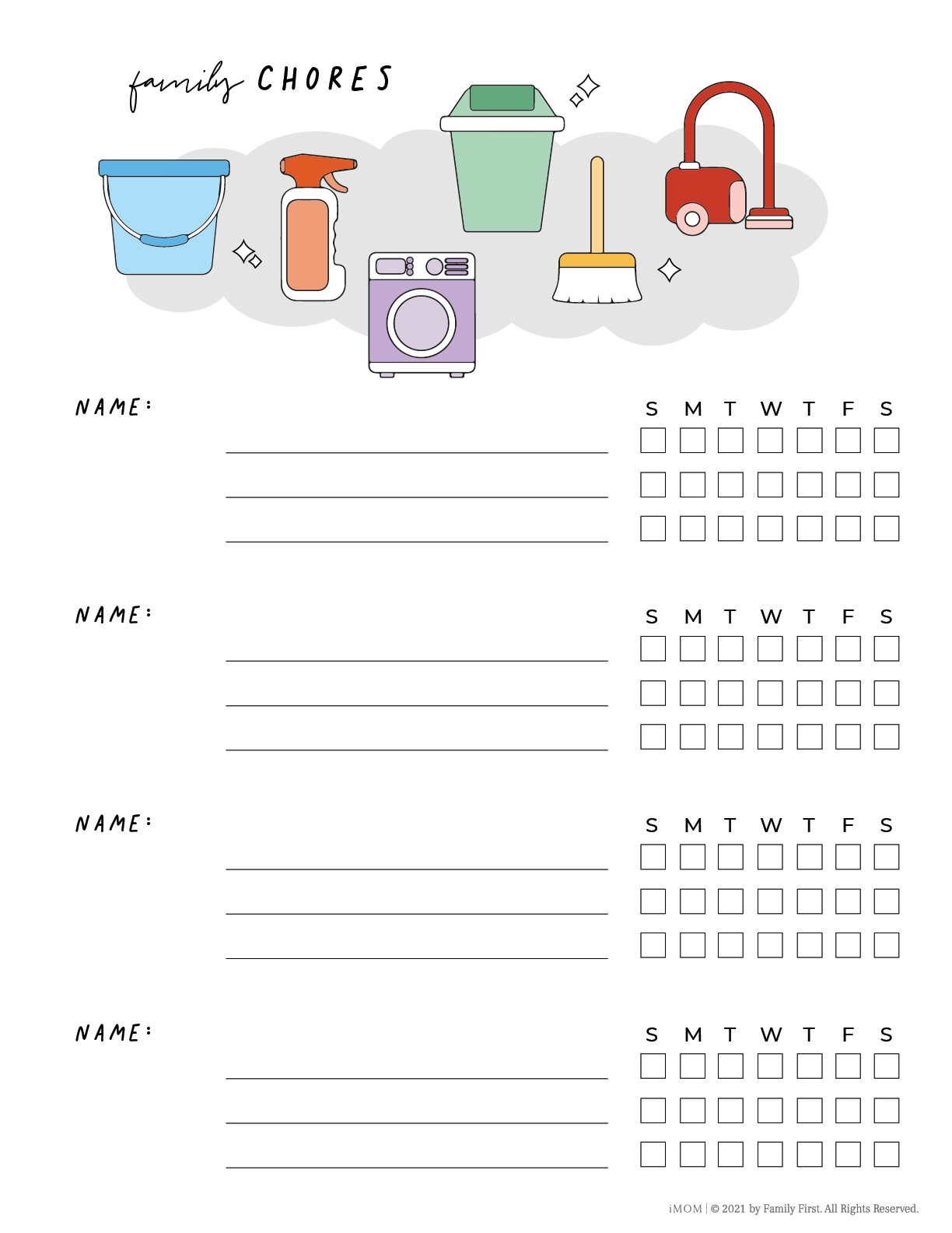 Printable Family Chore Chart IMOM Family Chore Charts Free Printable My Uncommon Slice Of Suburbia