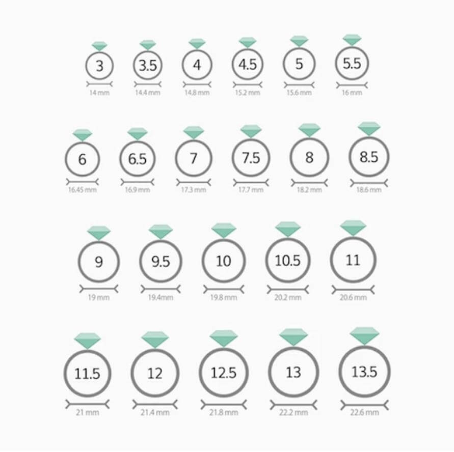 Printable Ring Chart Online Online Ring Actual Size Ring Sizer Printable Ring Size Chart