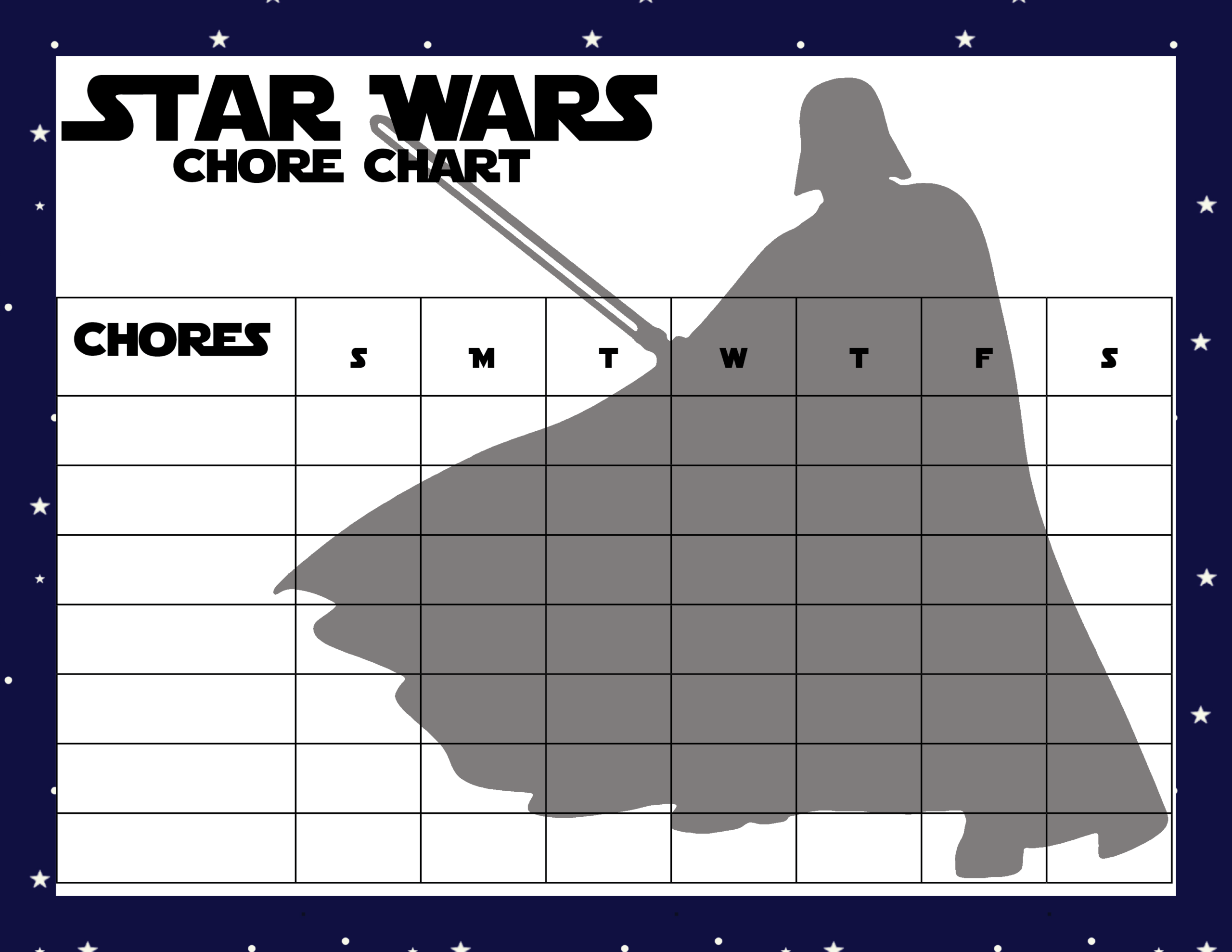 Printable Star Wars Chore Charts Clever Pink Pirate Reward Chart Star Wars Reward Chart Printable Instant Download Printable Etsy