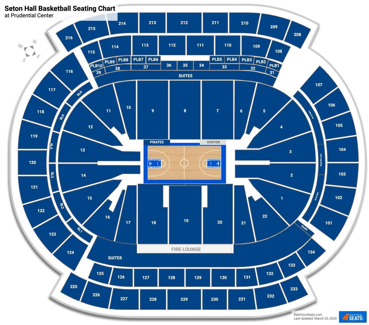Prudential Center Seating Charts RateYourSeats