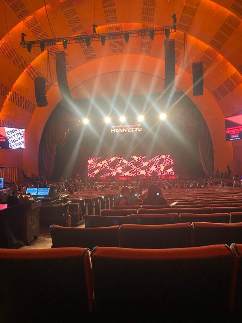 Radio City Music Hall Section Orchestra 3 Row K Seat 312 Page 1