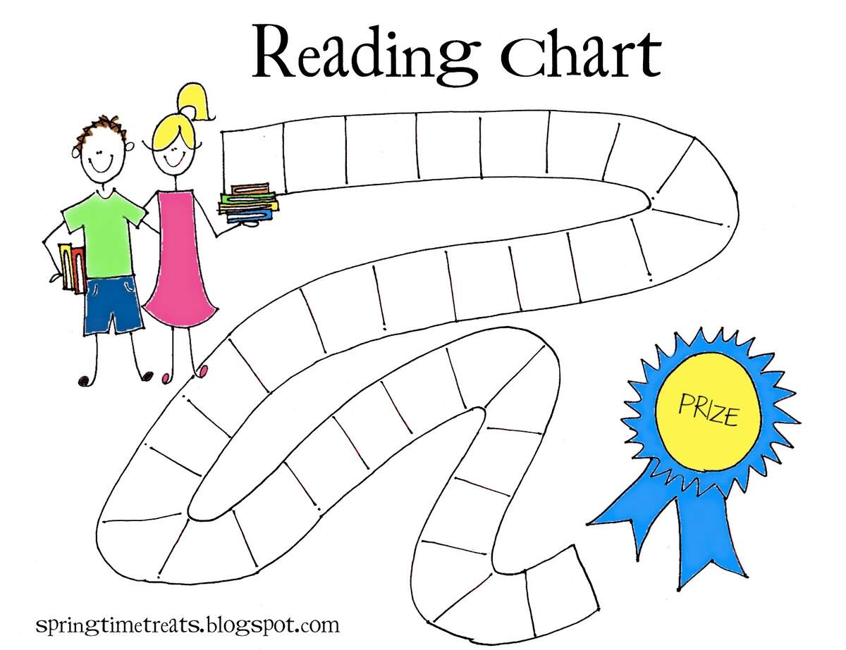 Reading Chart Free Printable Spring Time Doodles Updated Reading Chart Free Printable Spring Time Doodles