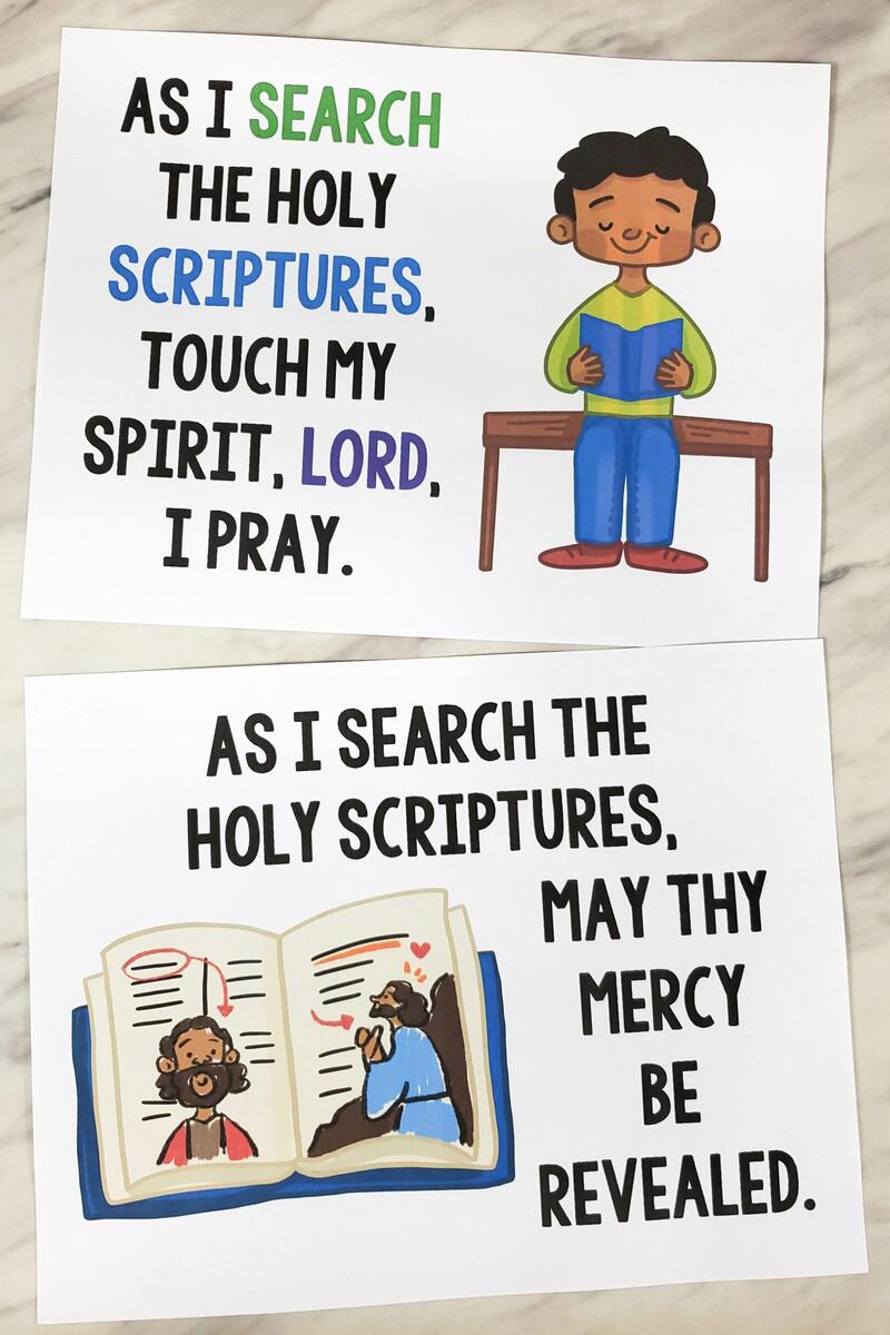 Shop As I Search The Holy Scriptures Flip Chart Primary Singing