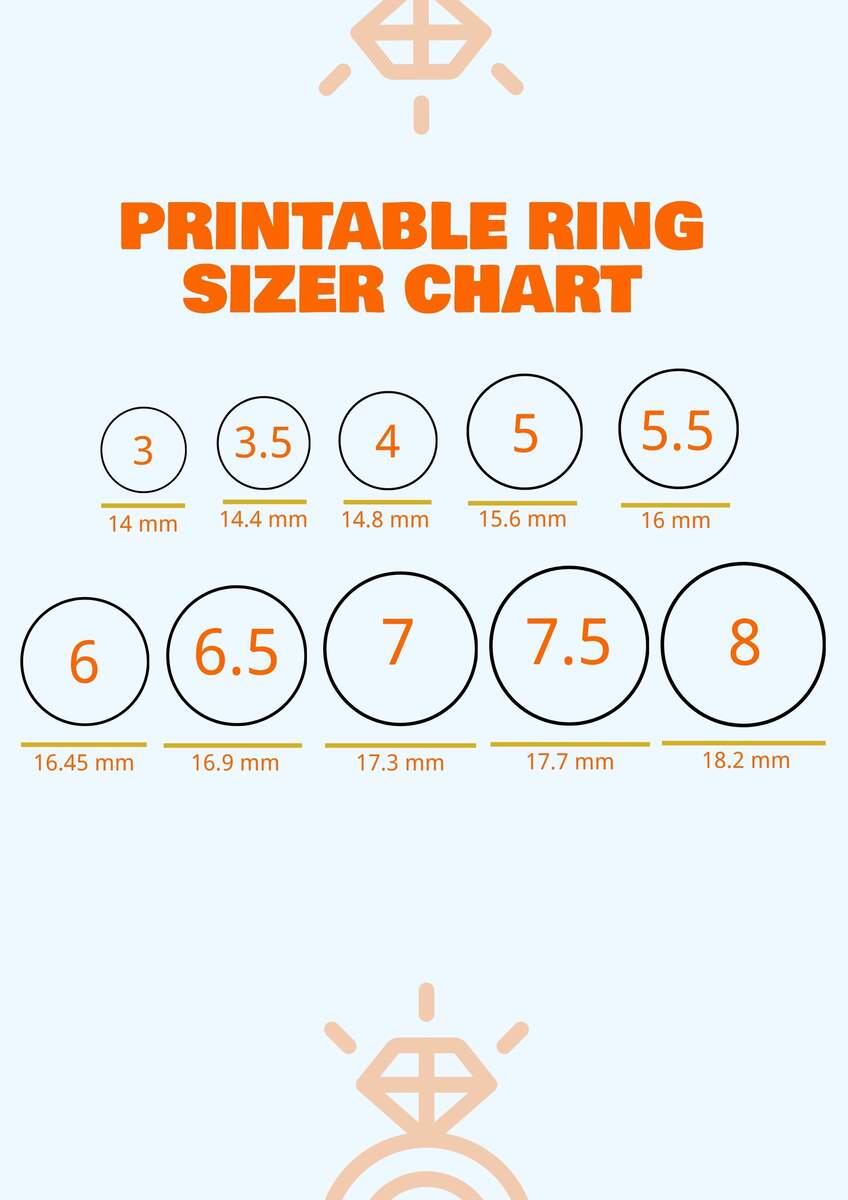 Size Chart Printable Are Ring Sizers Accurate Printable American Ring Size Conversion Ring Sizes And