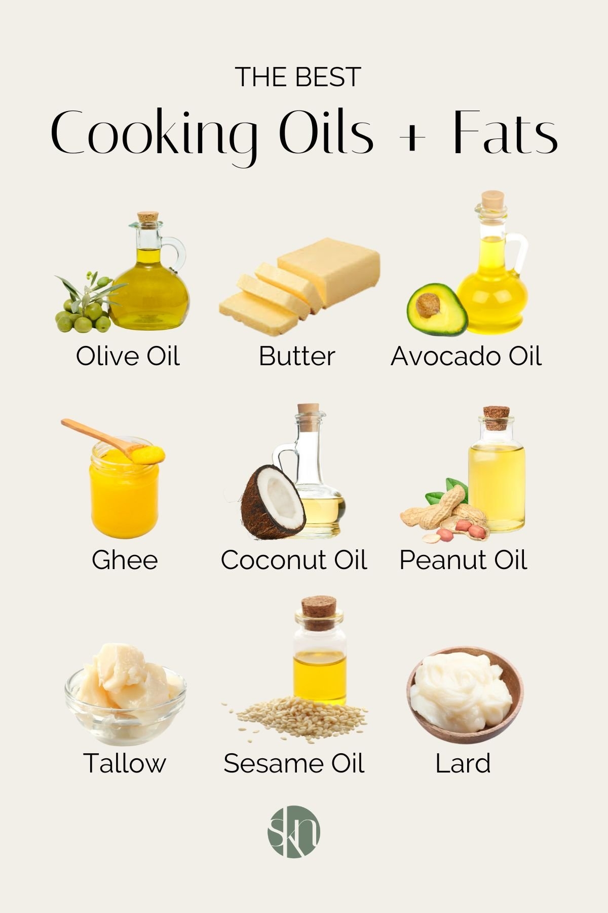 The Best Cooking Oils And Fats Stephanie Kay Nutrition