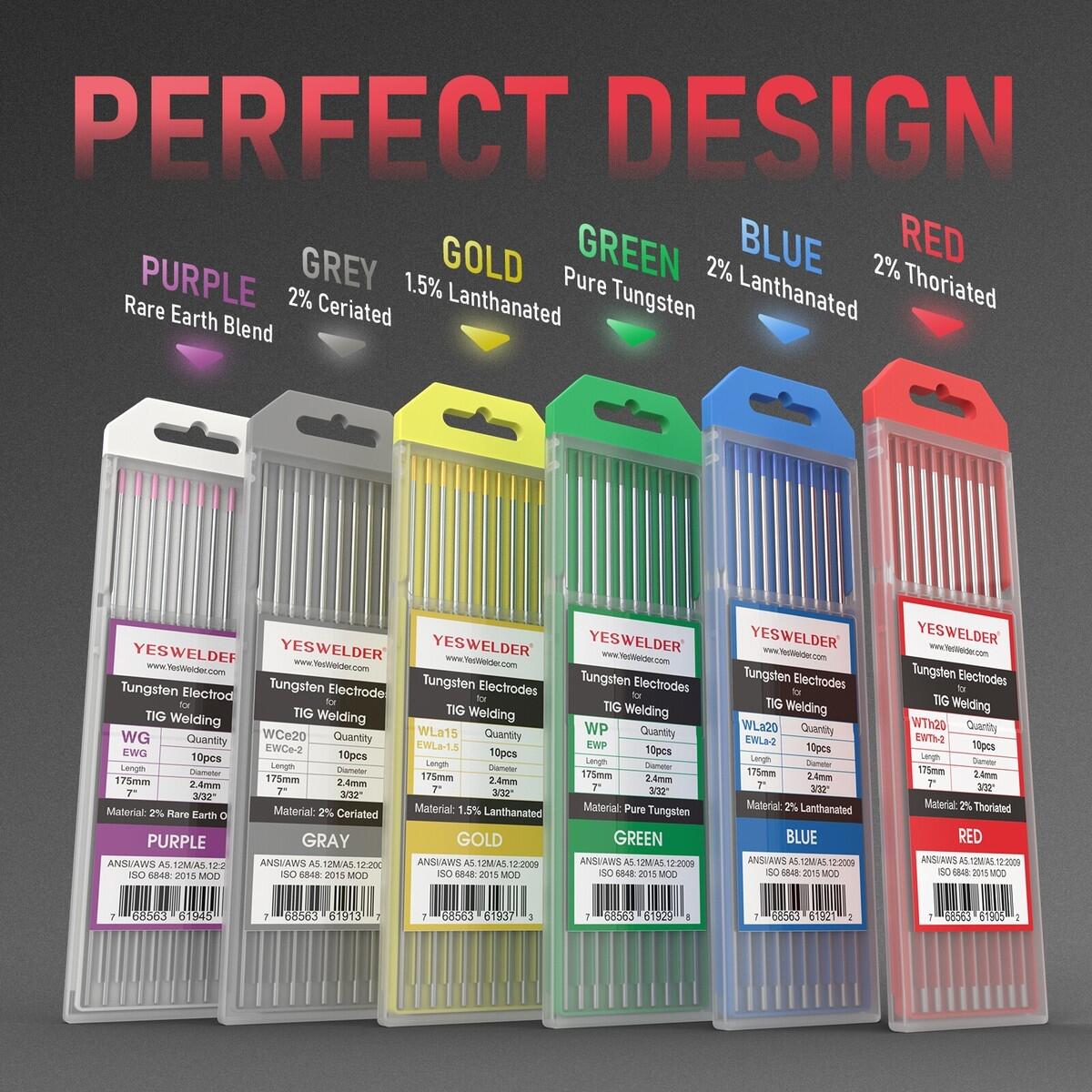 Tungsten Electrodes 10 Pack Pure Tungsten TIG Electrodes 3 32 X 7 Green EWP For AC Welding Tig Tungsten For Aluminum Tungsten Electrodes 10 Pack Pure Tungsten TIG Electrodes 3 32 X 7 Green EWP For AC Welding Tig Tungsten For Aluminum