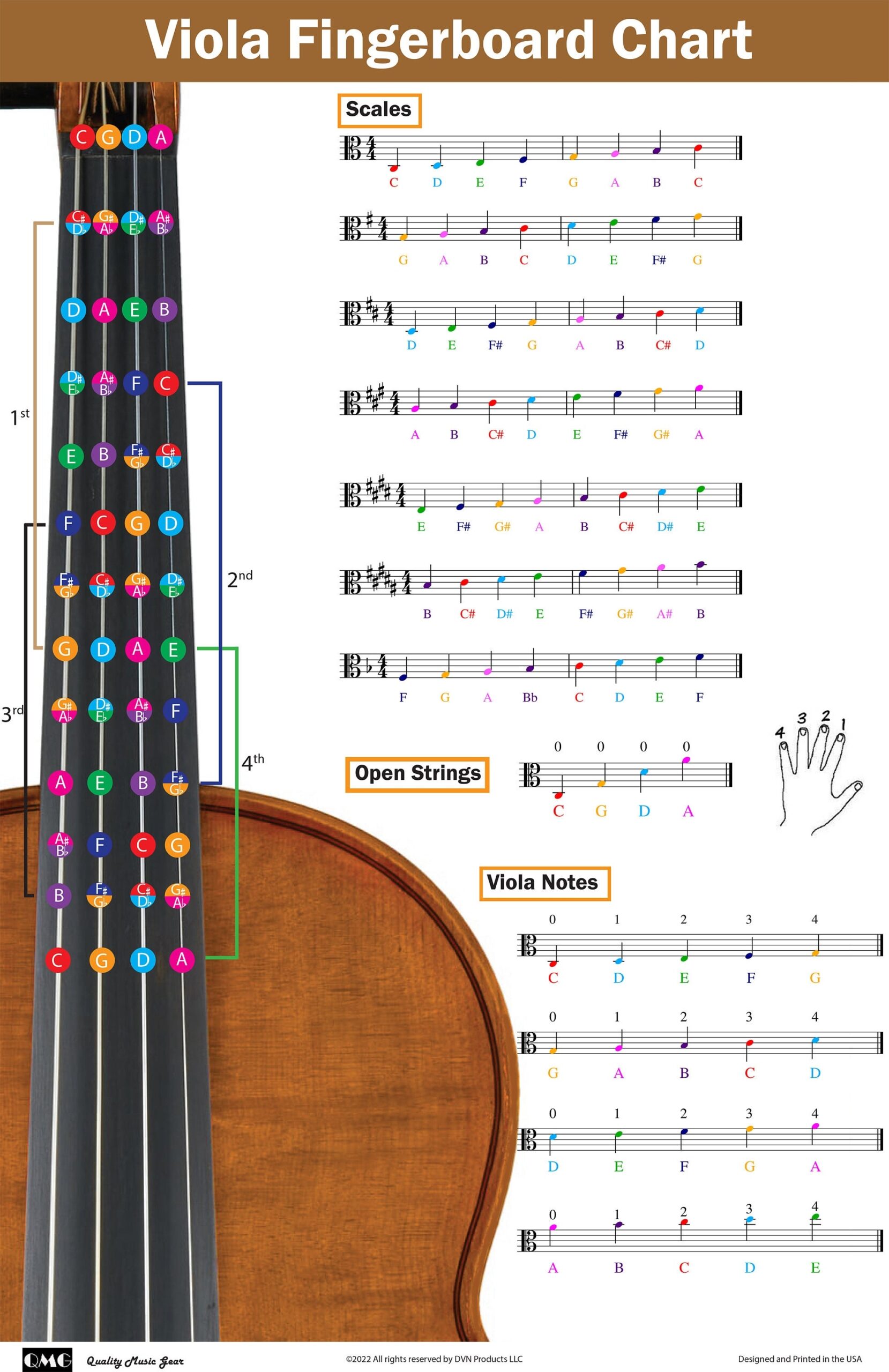 Viola Finger Placement Etsy Viola Finger Placement Etsy
