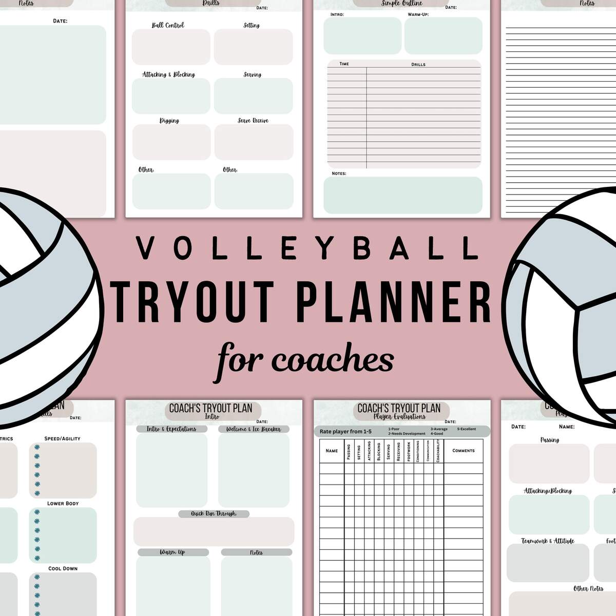 Volleyball Tryout Planner Volleyball Tryout Templates Volleyball Coach S Planner Volleyball Templates Volleyball Tryout Printables Etsy Volleyball Tryout Planner Volleyball Tryout Templates Volleyball Coach S Planner Volleyball Templates Volleyball Tryout Printables Etsy