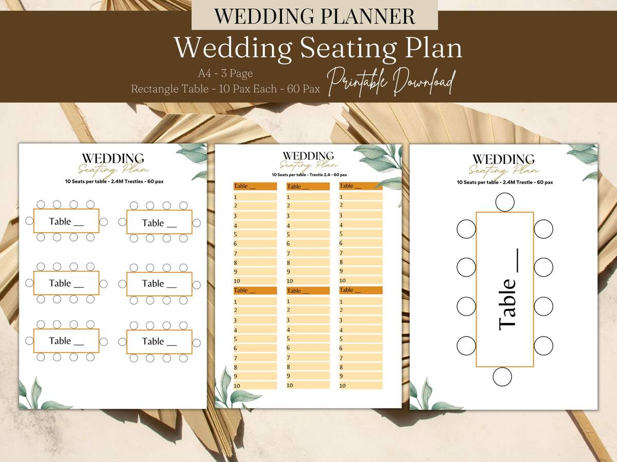 Wedding Seating Plan Chart 60 Pax Rectangle Table Guest Names Seating Planners Draft Instant Printable Event Seating Plan Long Tables Etsy Israel Wedding Seating Plan Chart 60 Pax Rectangle Table Guest Names Seating Planners Draft Instant Printable Event Seating Plan Long Tables Etsy Israel