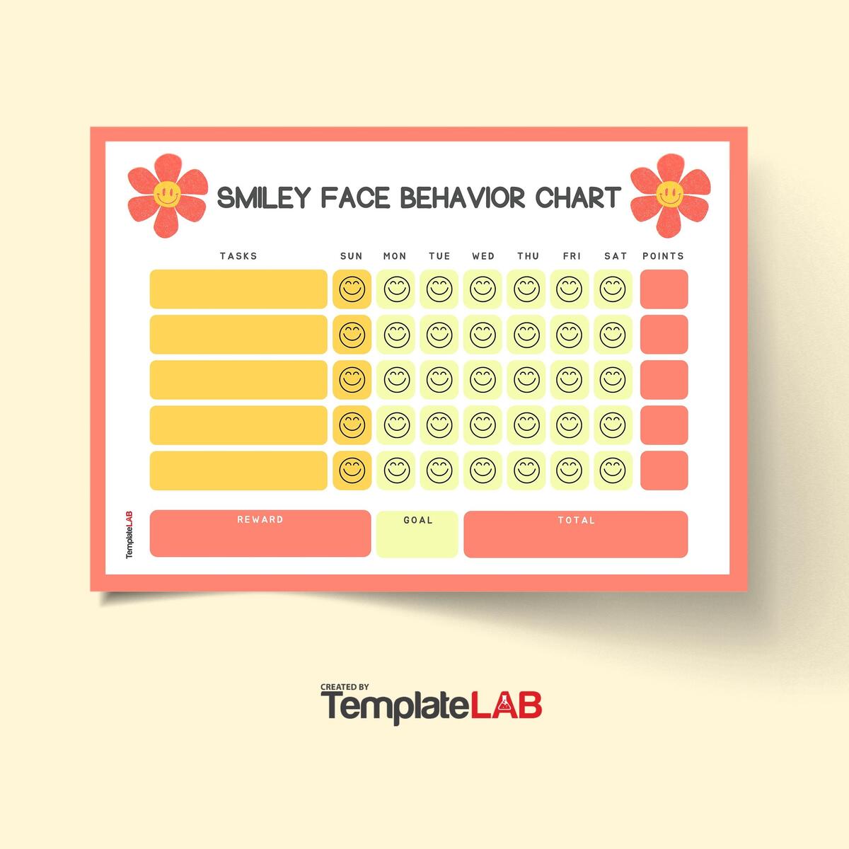 19 Printable Behavior Chart Templates For Kids TemplateLab