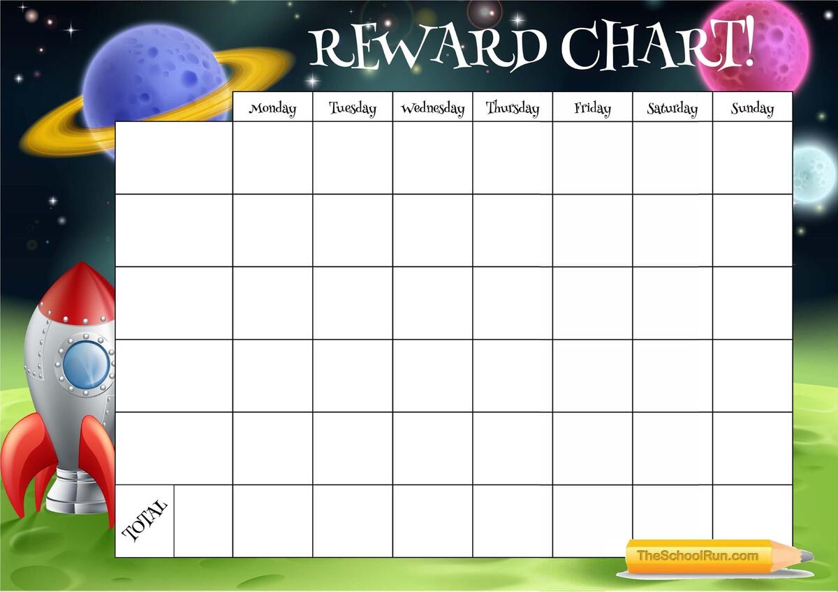 Printable Reward Charts Boy Girl The Girl Creative