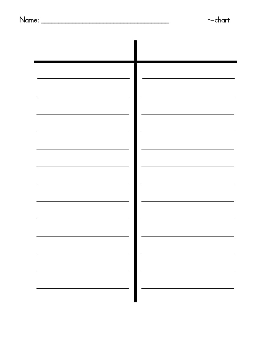 Blank Data Charts 10 Free PDF Printables Printablee