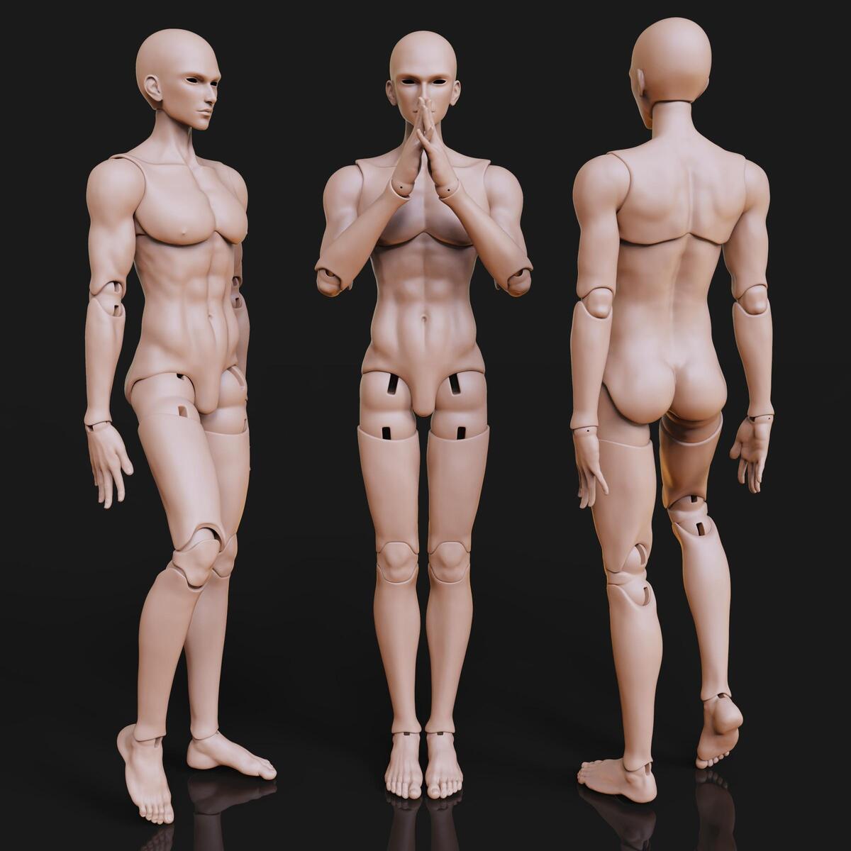 3d Model Bjd Doll Etsy Australia