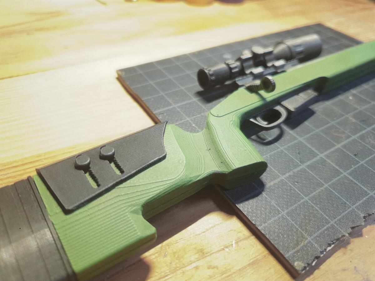 3D Print Of M40A3 Sniper Rifle Scale 1 4 By Gartenkrallegold 3D Print Of M40A3 Sniper Rifle Scale 1 4 By Gartenkrallegold