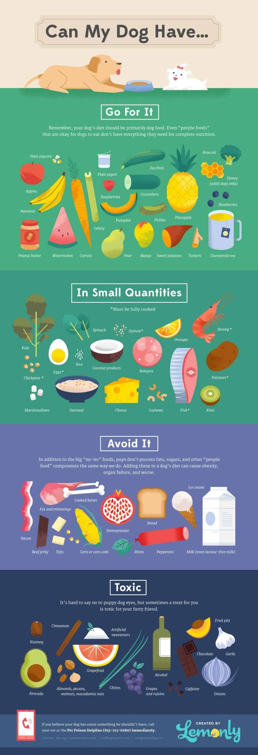 A Cool Guide To What A Dog Can And Can T Eat R Coolguides