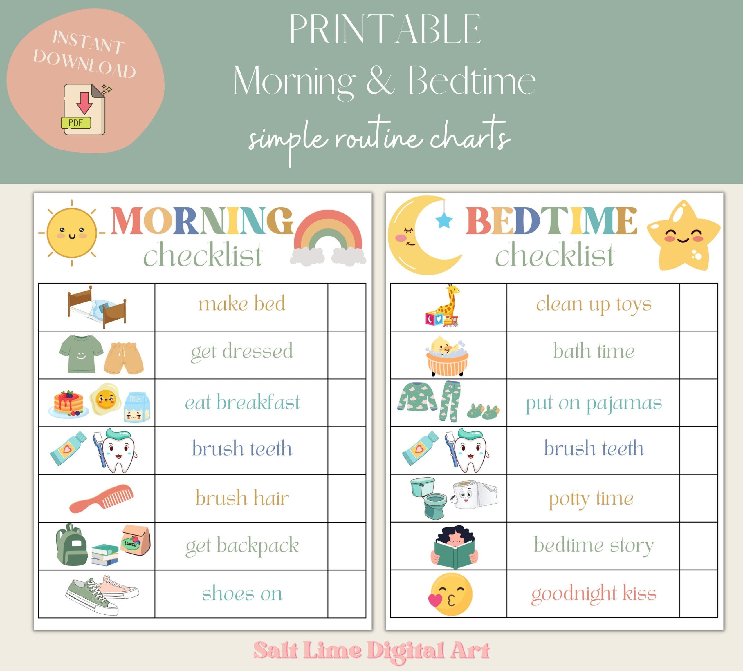 Bedtime Routine For Kids Morning Routine Checklist Printable Responsibility Chart Kids Chart Instant Digital Download PDF Etsy Bedtime Routine For Kids Morning Routine Checklist Printable Responsibility Chart Kids Chart Instant Digital Download PDF Etsy