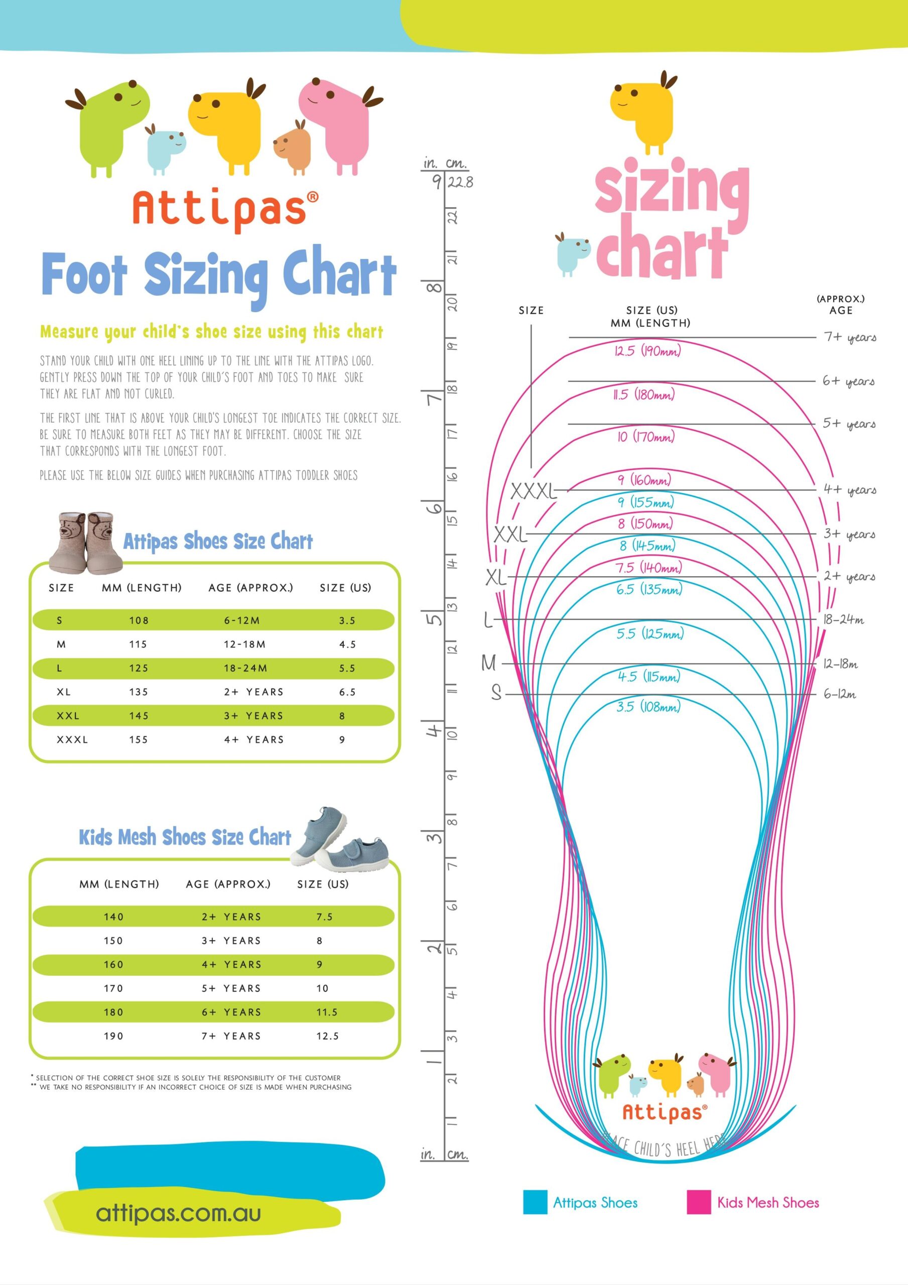 Printable Infant Shoe Size Chart Printable Shoe Size Chart
