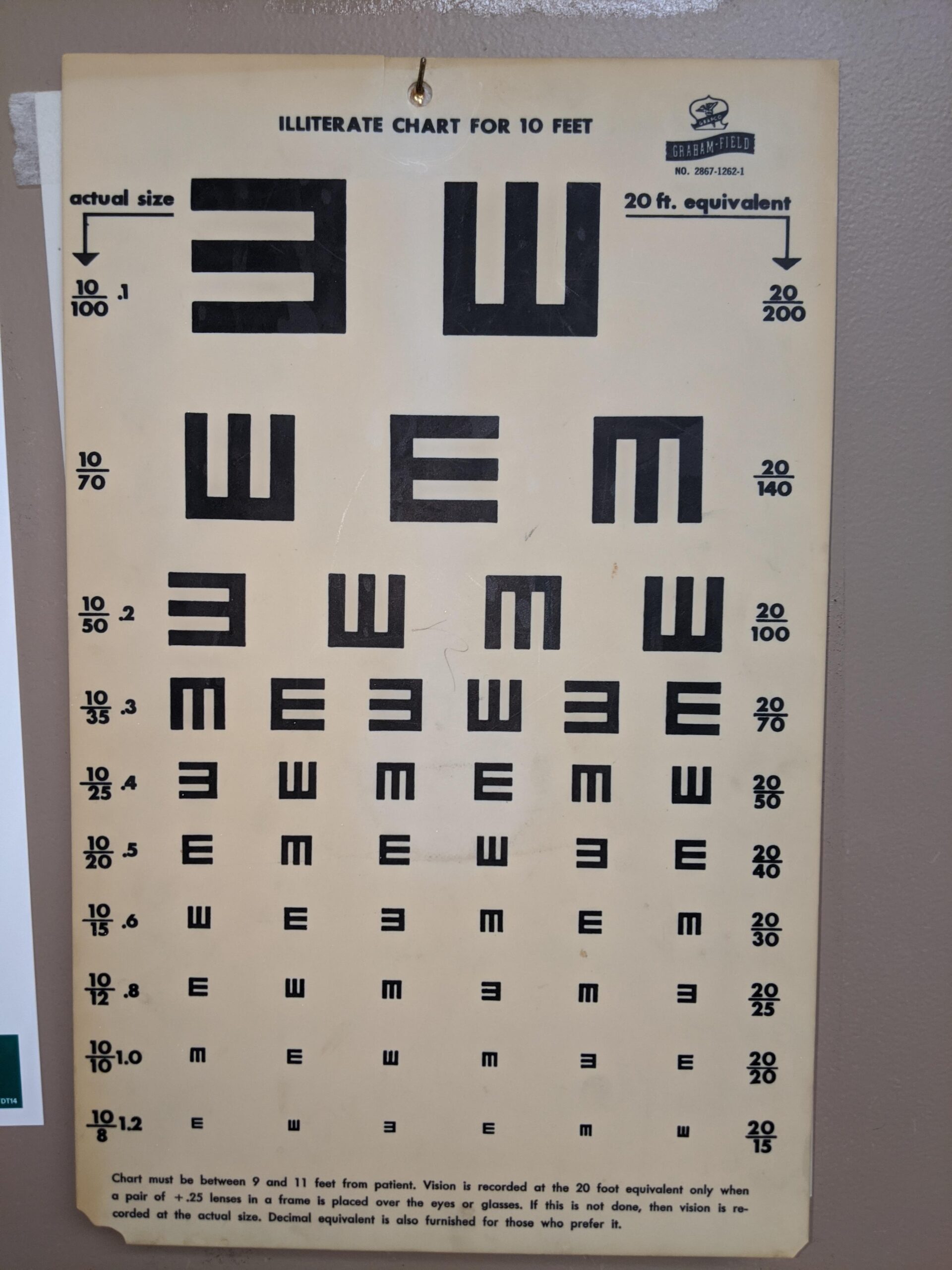 Eye Test Chart For The Illiterate R Coolguides Eye Test Chart For The Illiterate R Coolguides