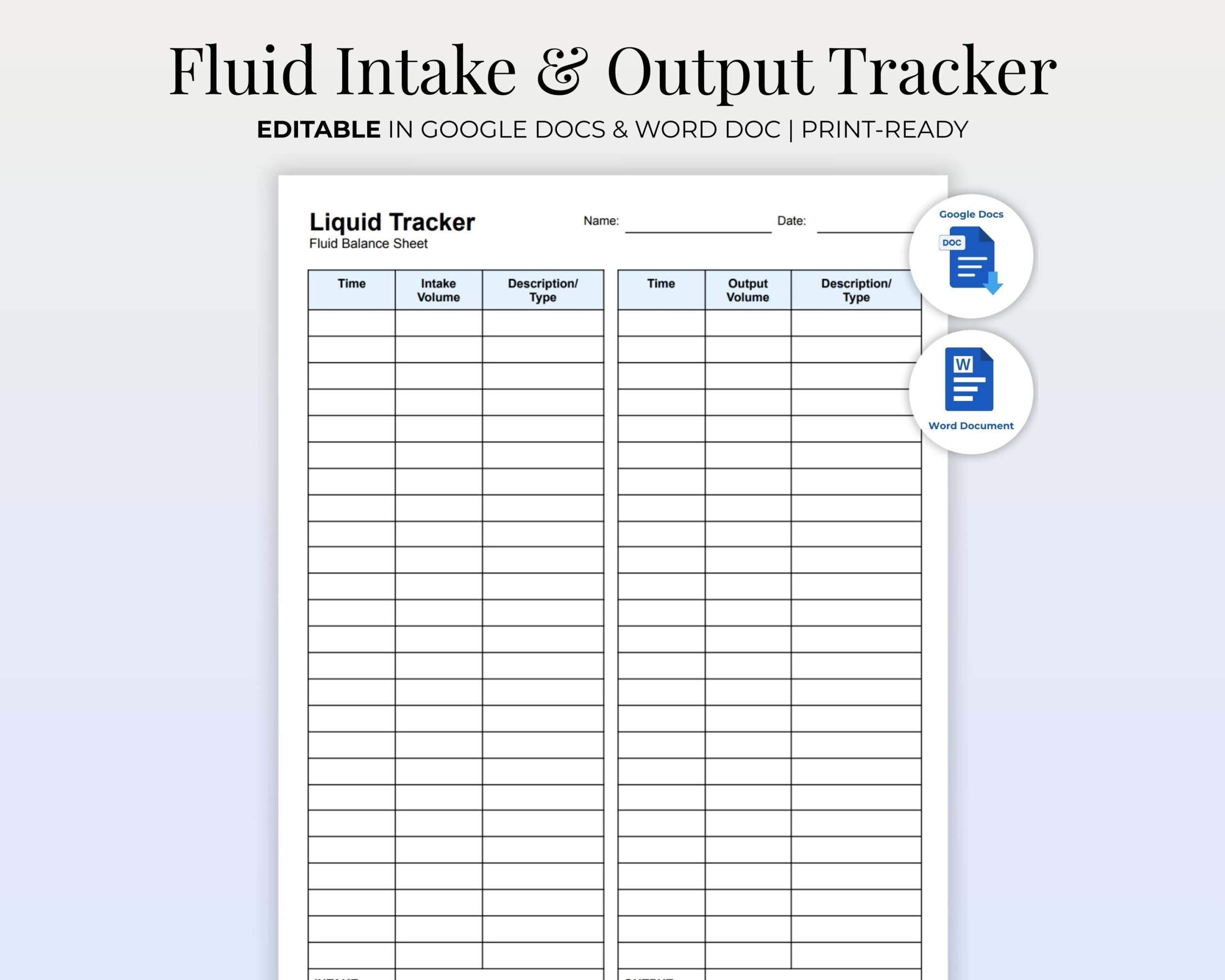 Fluid Intake Etsy