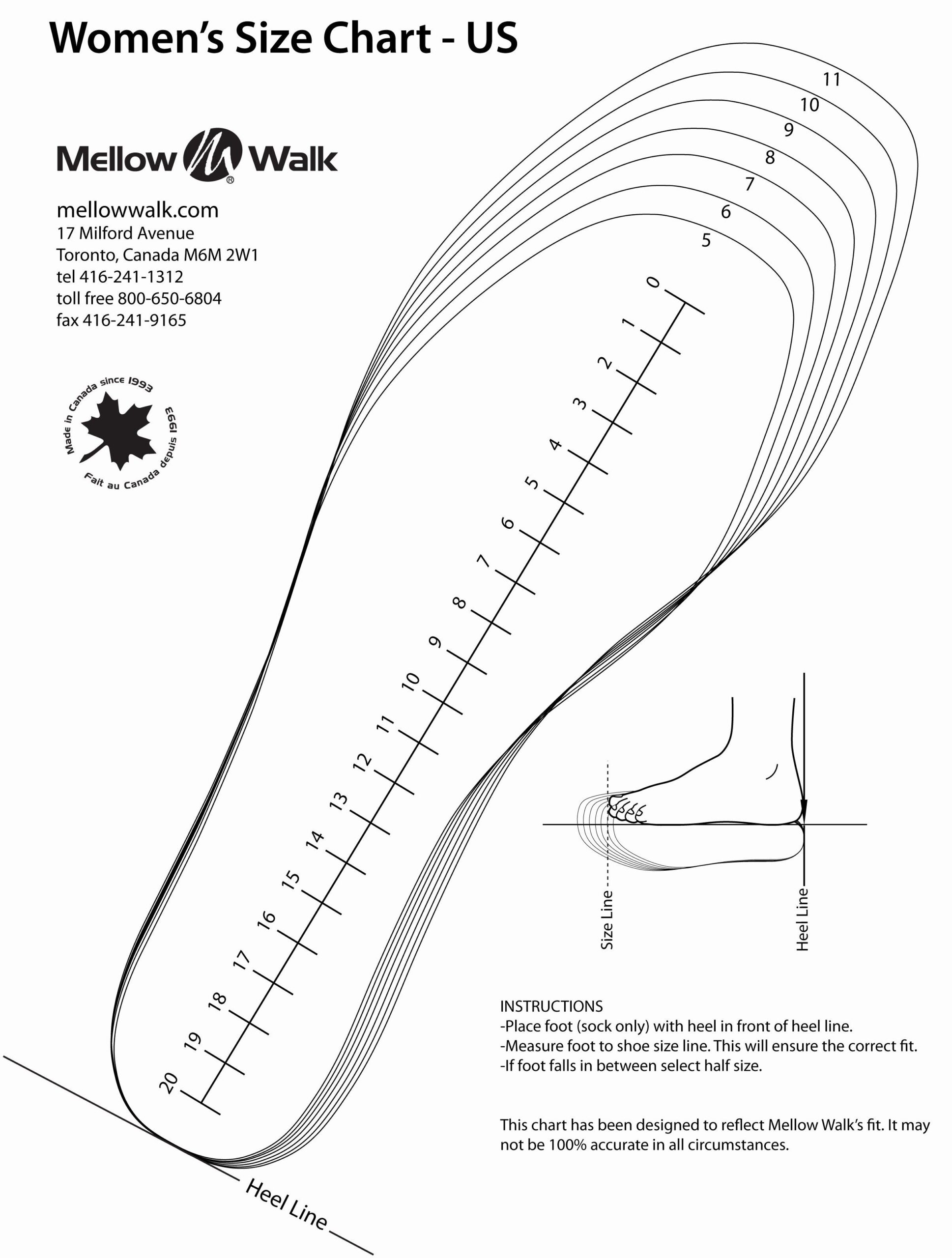 Foot Measurement Chart Printable Women 039 S Shoe Size Printable Measure Women Size Feet Foot Sizing Chart Shoe Size Template PDF