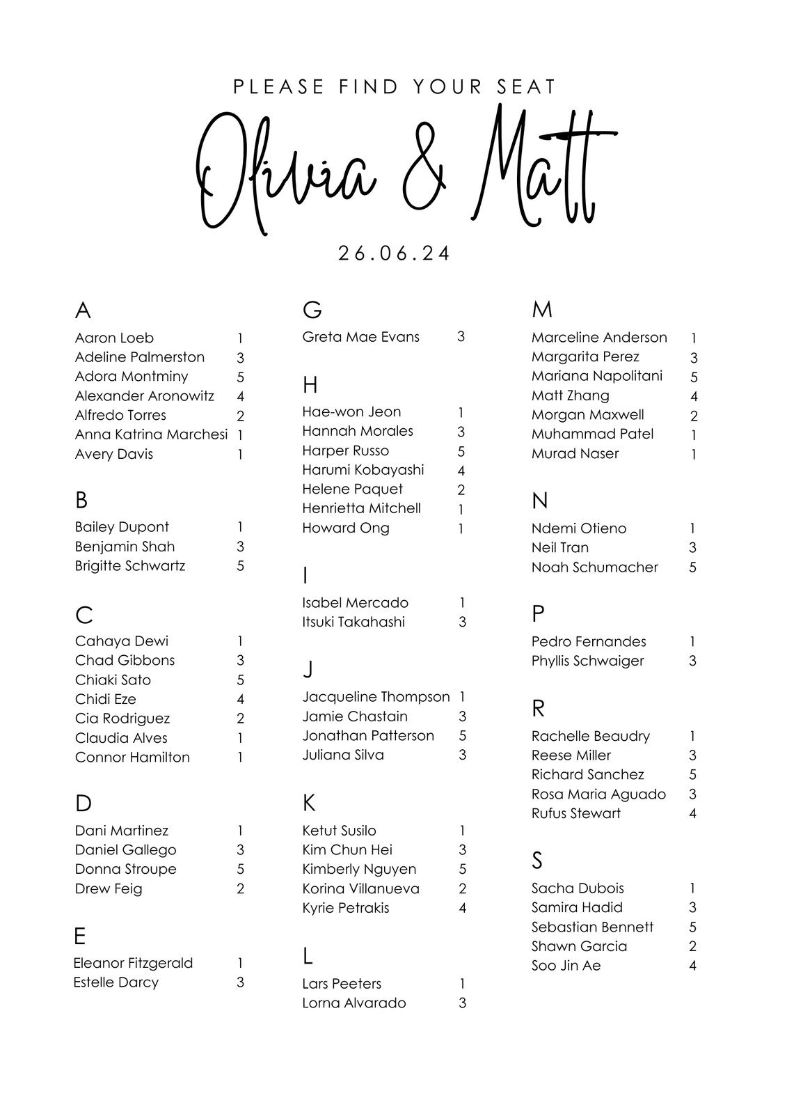 Free Custom Printable Seating Chart Templates Canva Wedding Seating Chart Template Plan Your Perfect Day